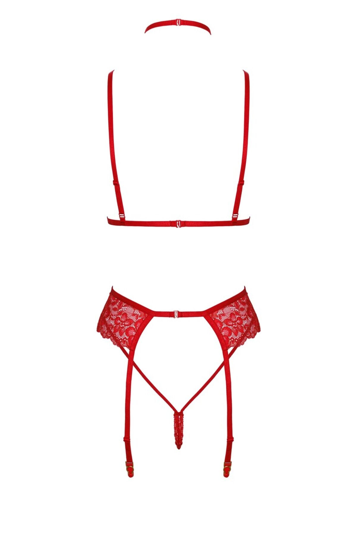 Комплект Kissable Bondage Kiss Set Noir Handmade