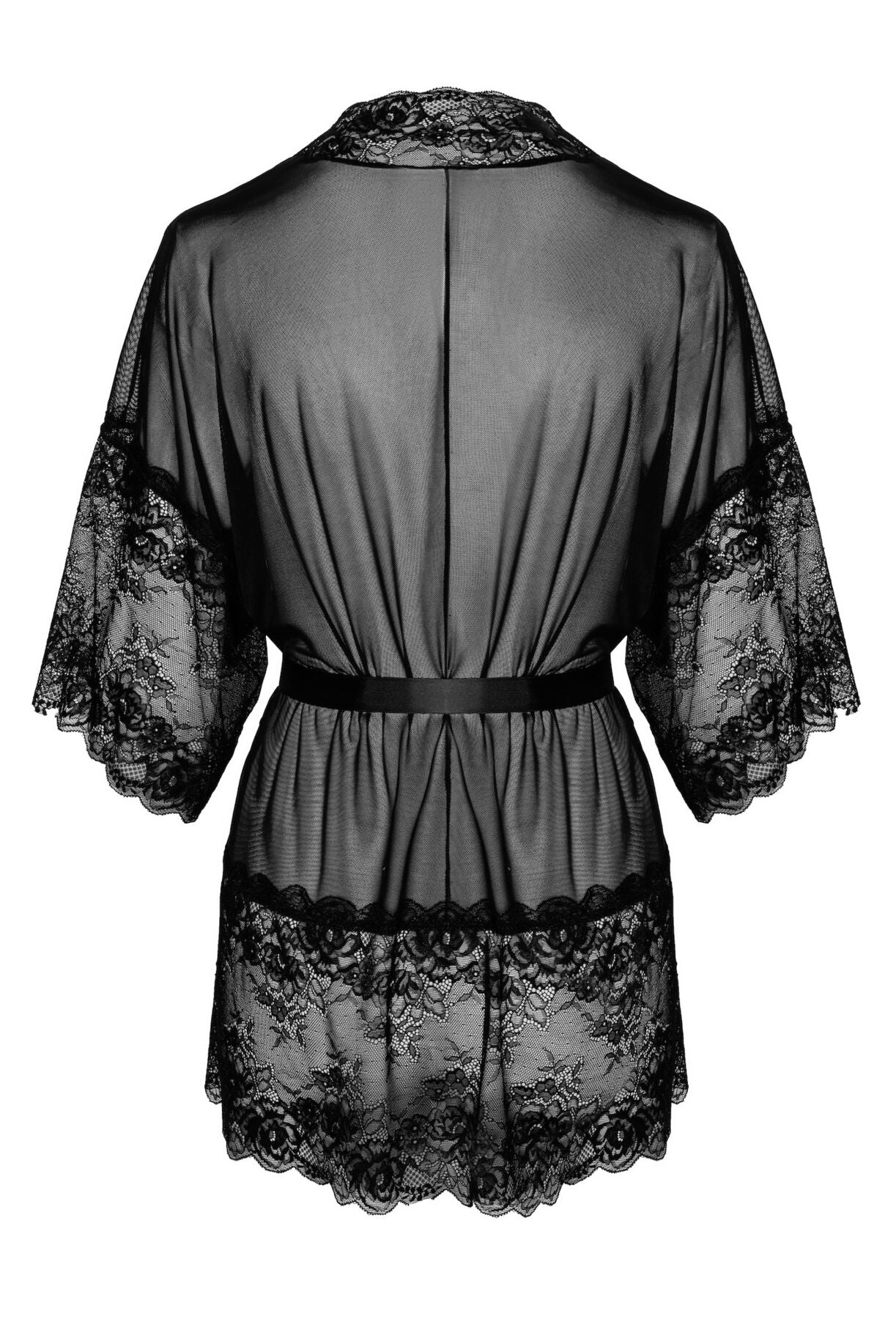 Пеньюар Kissable Midnight Kiss Negligee Noir Handmade