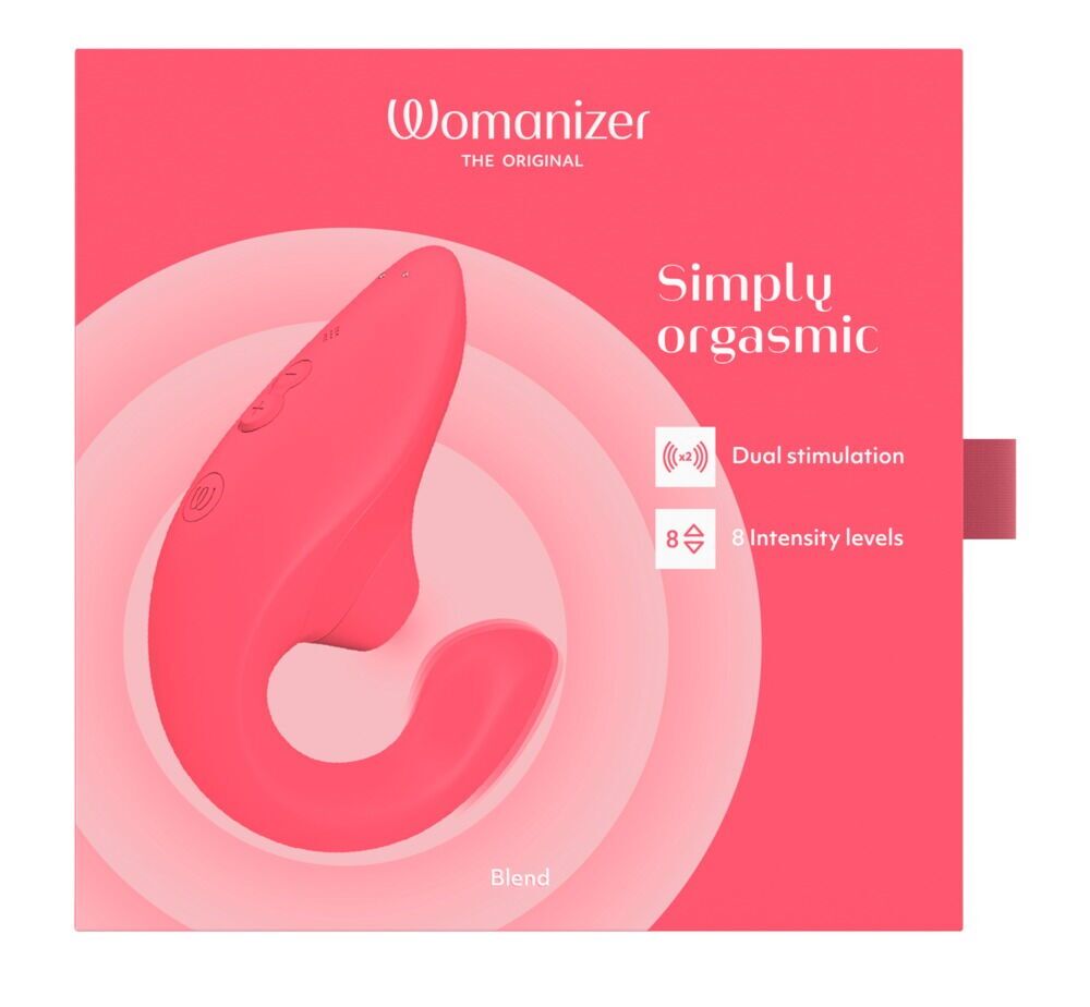 Вагінально-кліторальний стимулятор Womanizer Blend Vibrant