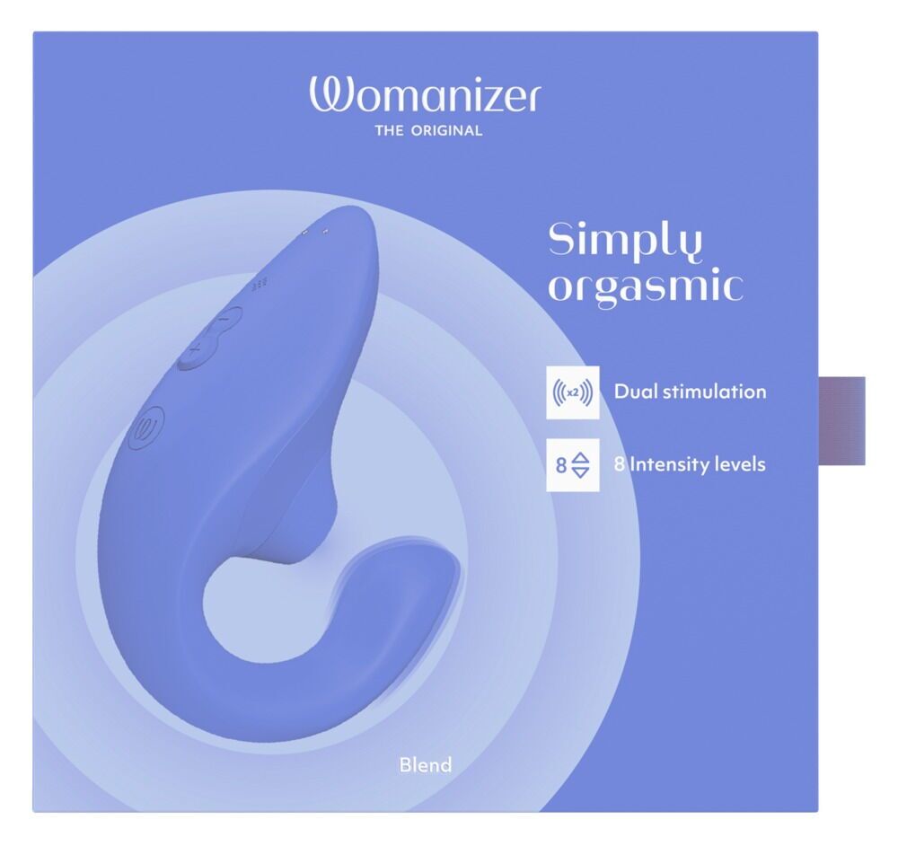 Вагінально-кліторальний стимулятор Womanizer Blend Vibrant