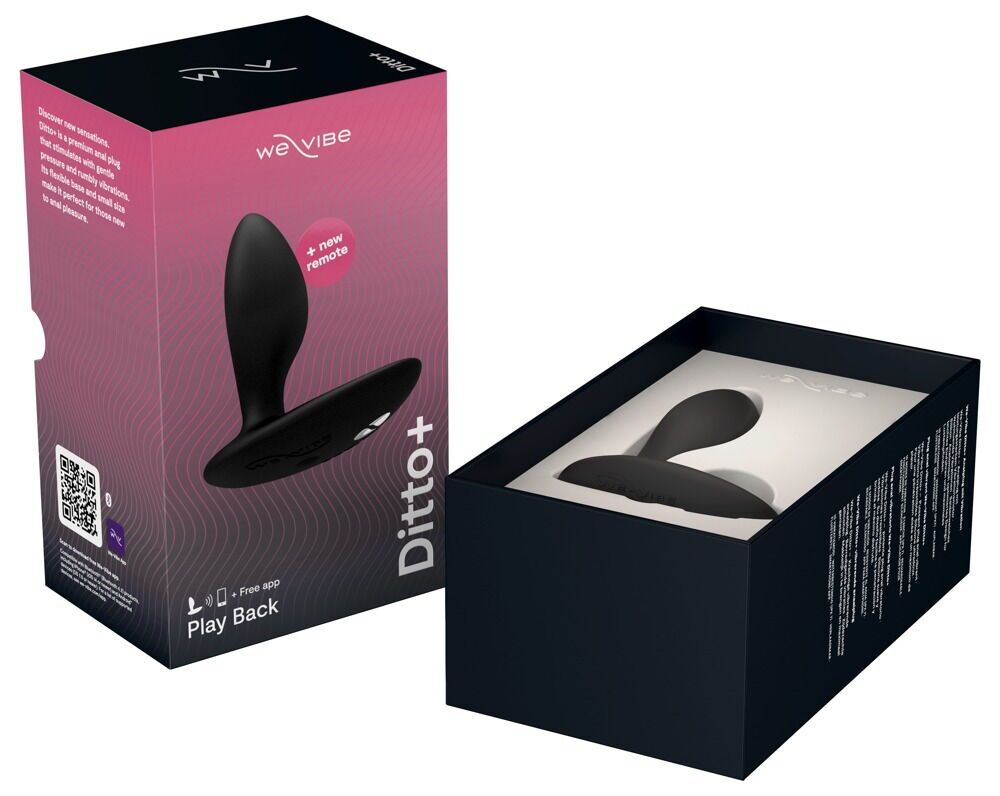 Анальна смарт-вібропробка We-Vibe Ditto+ Satin з