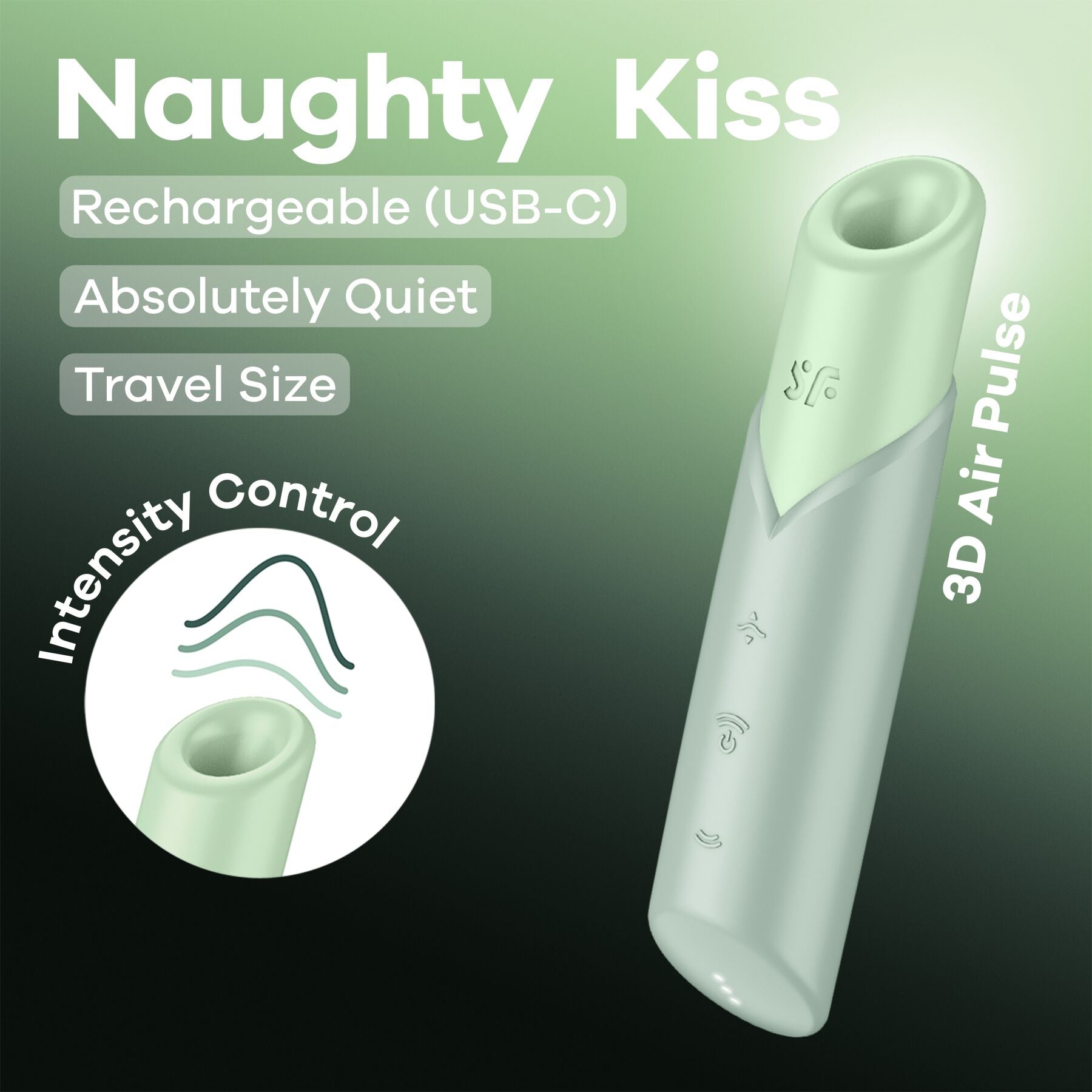 Вакуумний стимулятор Satisfyer Naughty Kiss