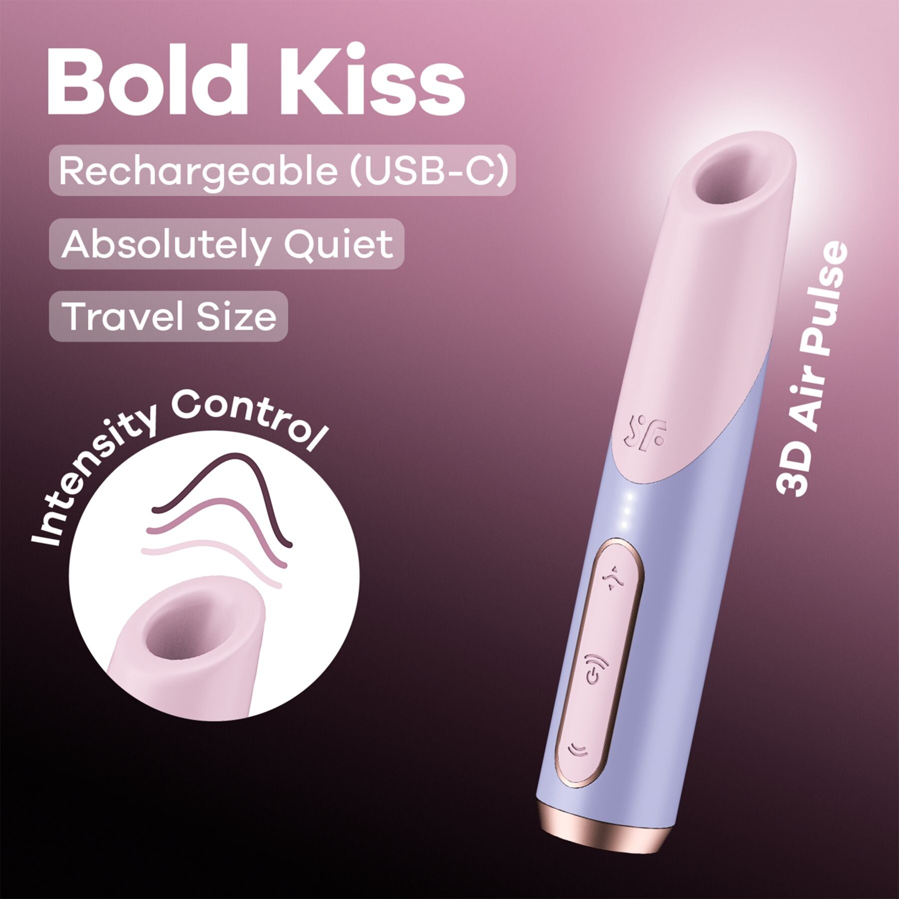 Вакуумний стимулятор Satisfyer Bold Kiss