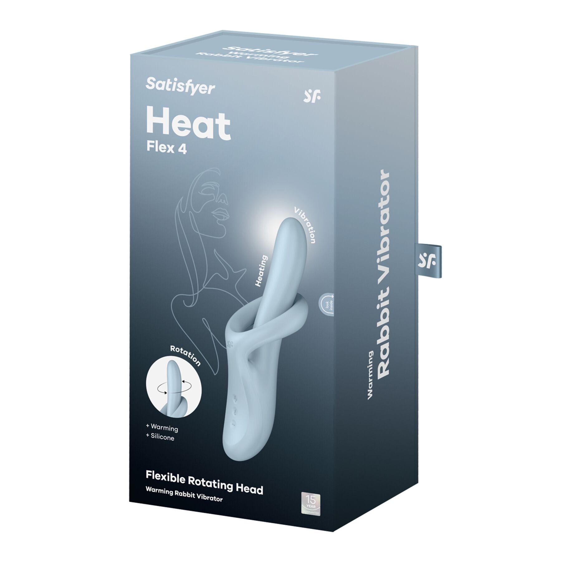 Вібратор з ротацією Satisfyer Heat Flex 4