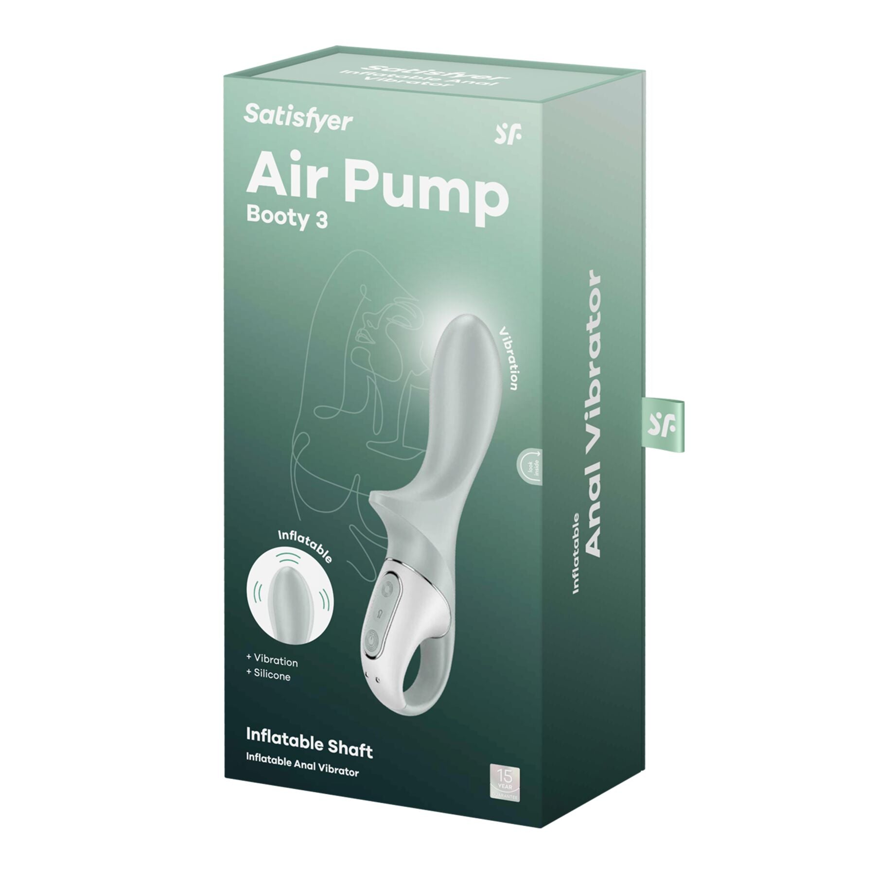 Анальний надувний вібратор Satisfyer Air Pump Booty