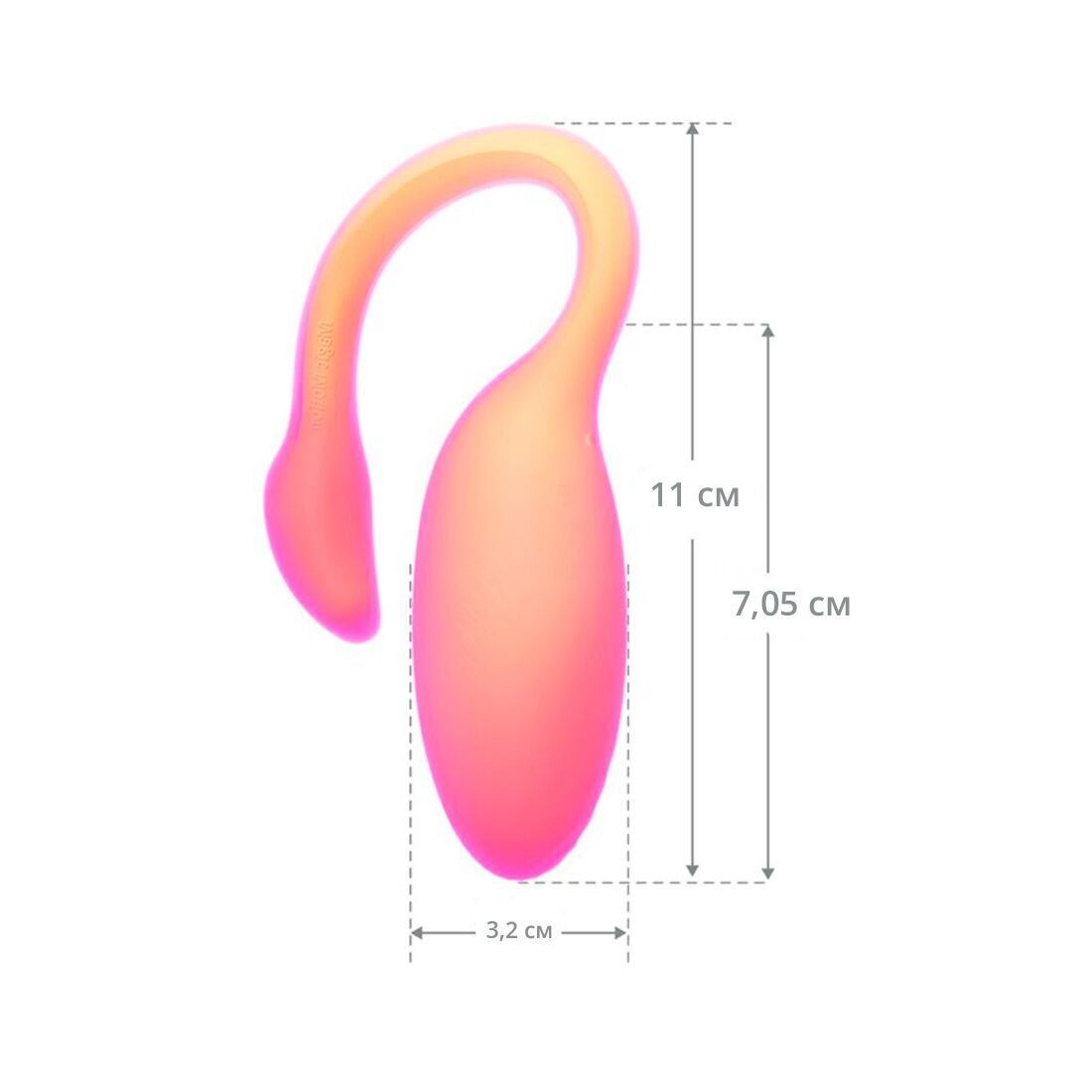 Смарт-віброяйце Magic Motion Flamingo Max 2 в 1 віброяйце та тренажер Кегеля