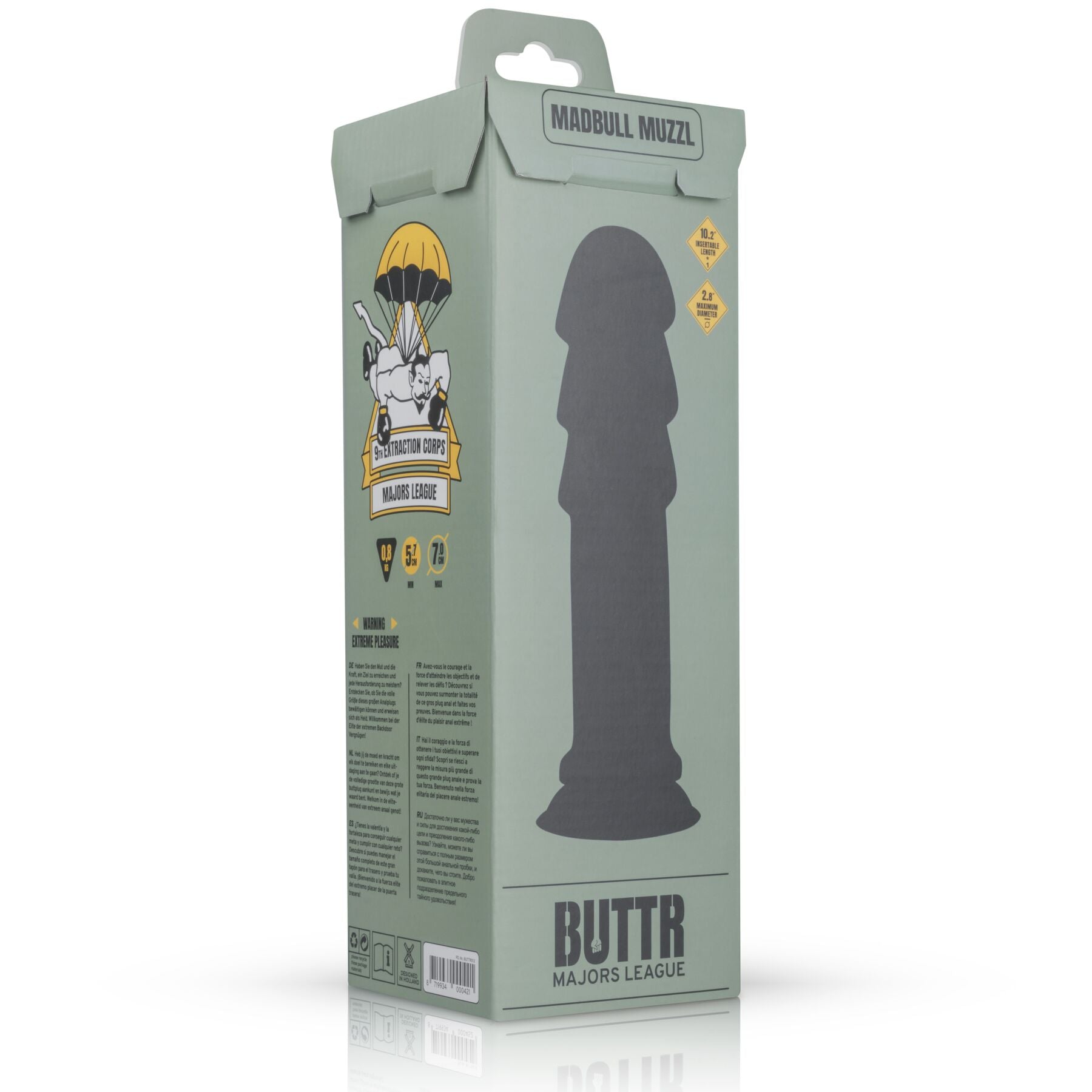 Анальна пробка BUTTR MadBull Muzzl Dildo