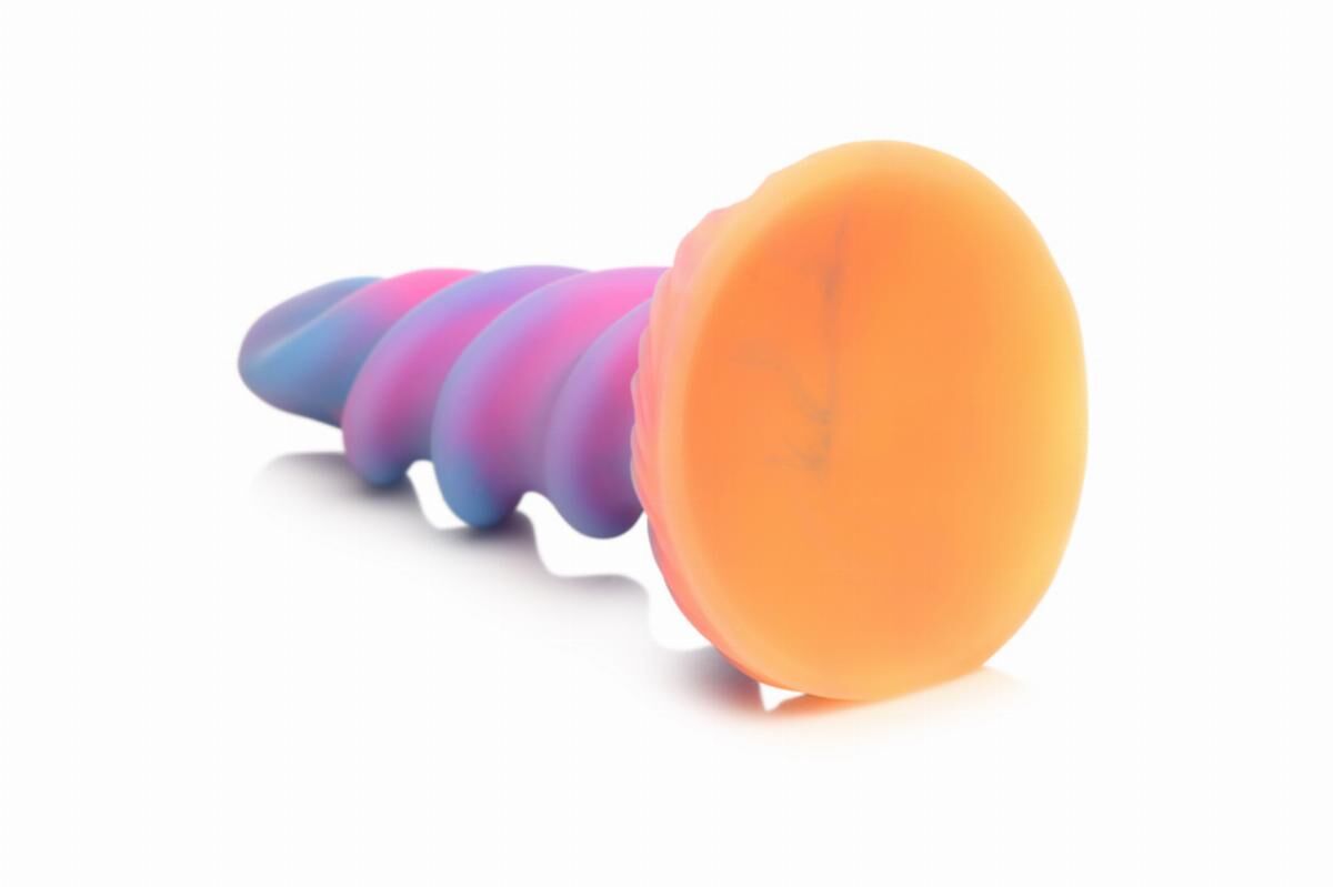 Фентезійний фалоімітатор Creature Cocks Glow-in-the-Dark Unicorn Dildo