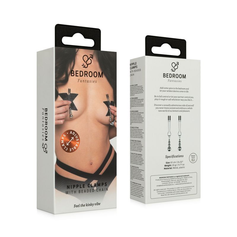 Затискачі для сосків Bedroom Fantasies Nipple Clamps with