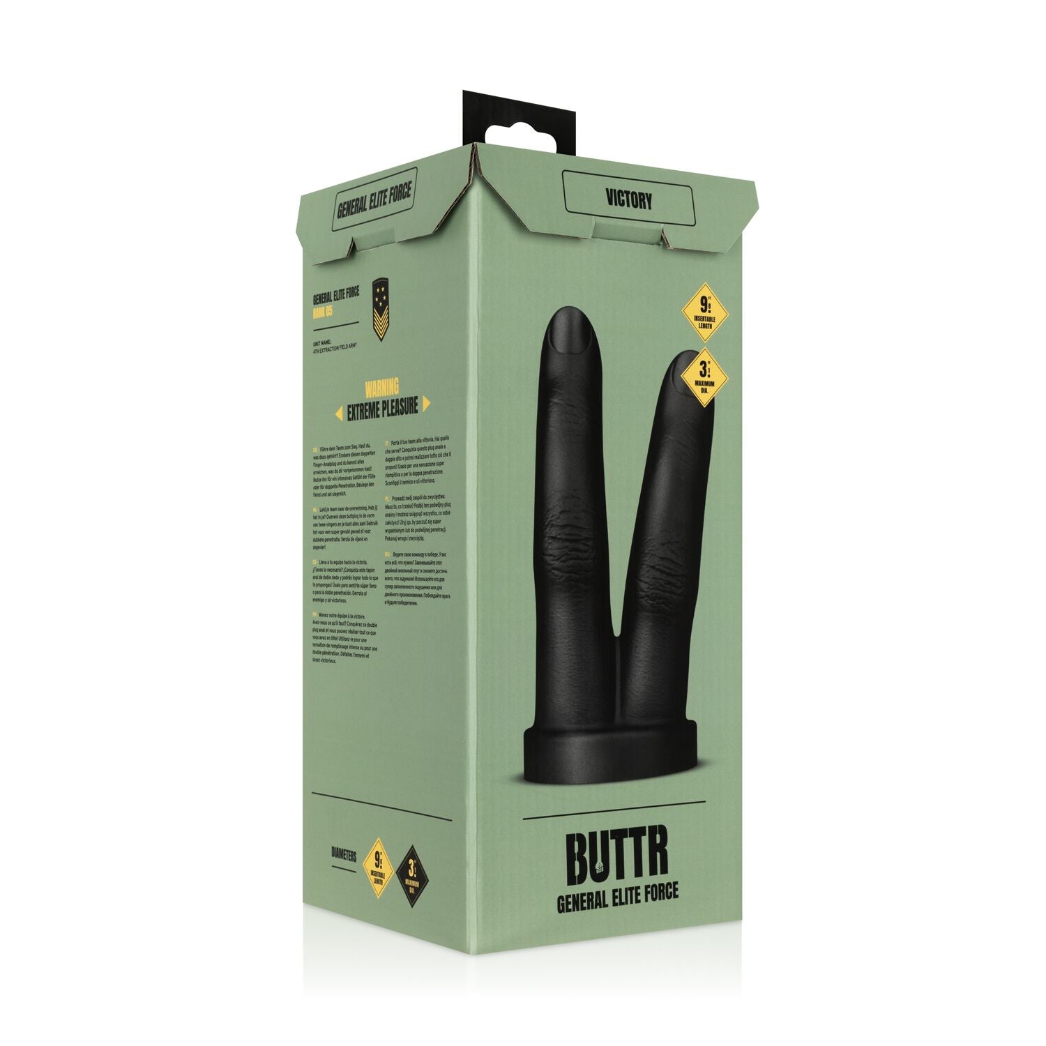 Анальна пробка BUTTR Victory Double Finger
