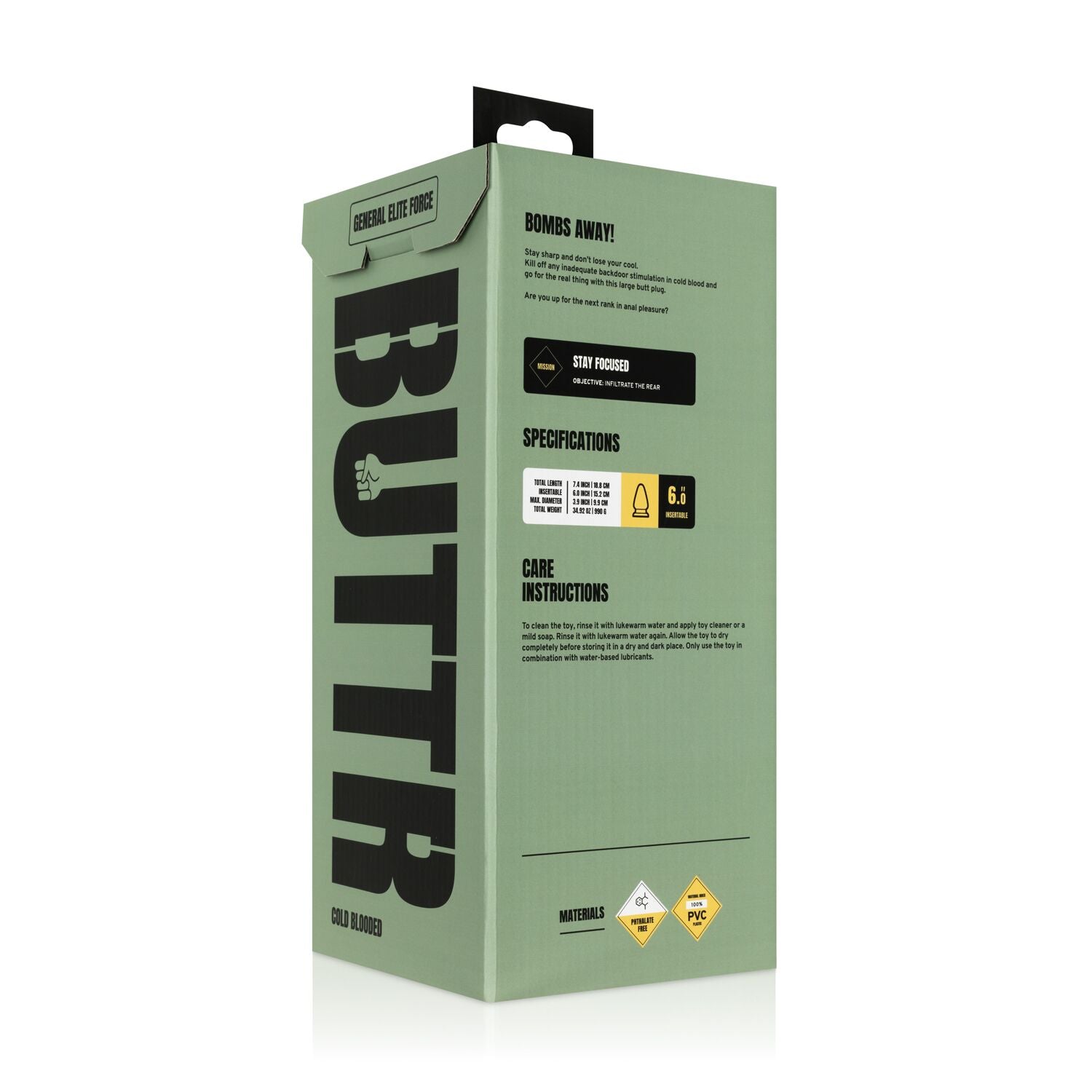 Анальна пробка BUTTR Cold Blooded Scaled
