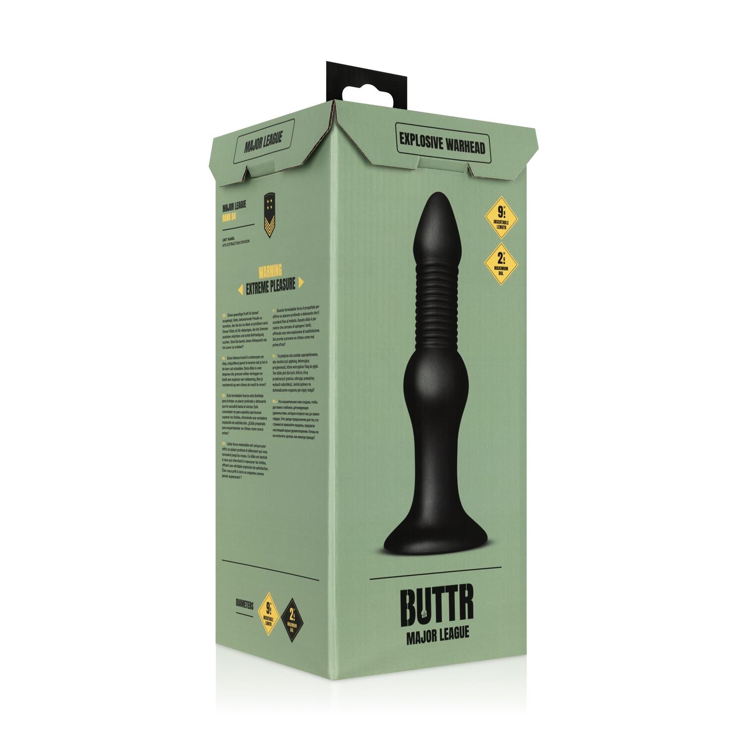 Анальна пробка BUTTR Explosive Warhead Anal