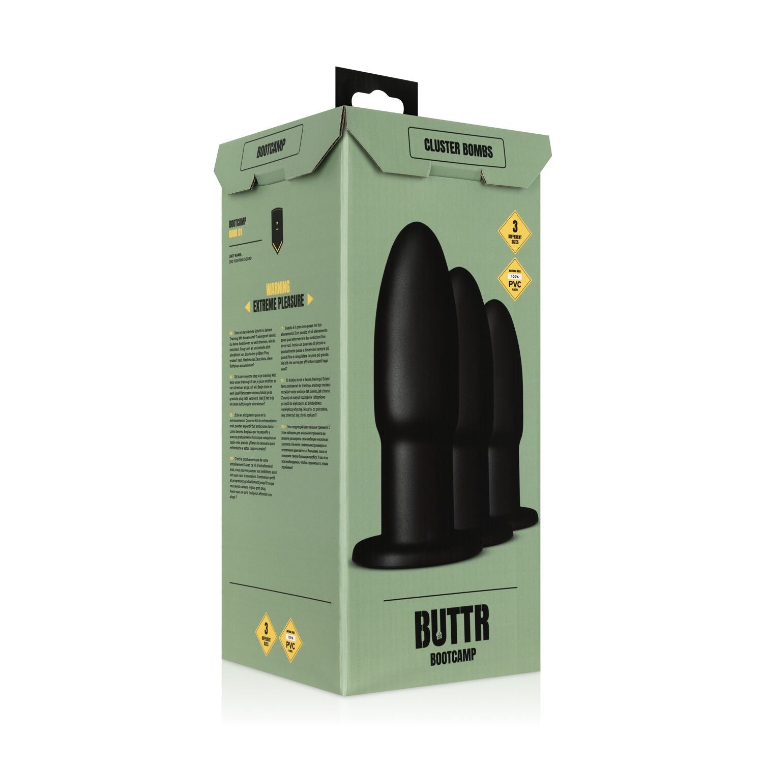 Набір анальних пробок BUTTR Cluster Bombs Anal