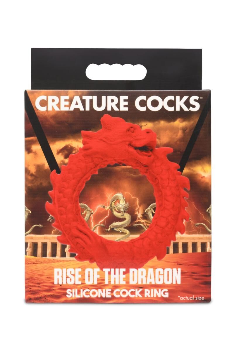 Ерекційне кільце - дракон Creature Cocks Rise of the Dragon Silicone Penis Ring