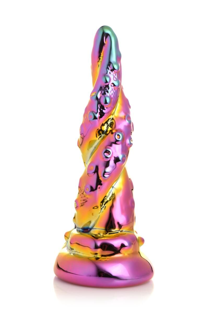 Фентезійний скляний фалоімітатор Creature Cocks Enchanting Rainbow Glass Dildo