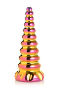 Фентезійний скляний фалоімітатор Creature Cocks Twilight Rainbow Glass Dildo