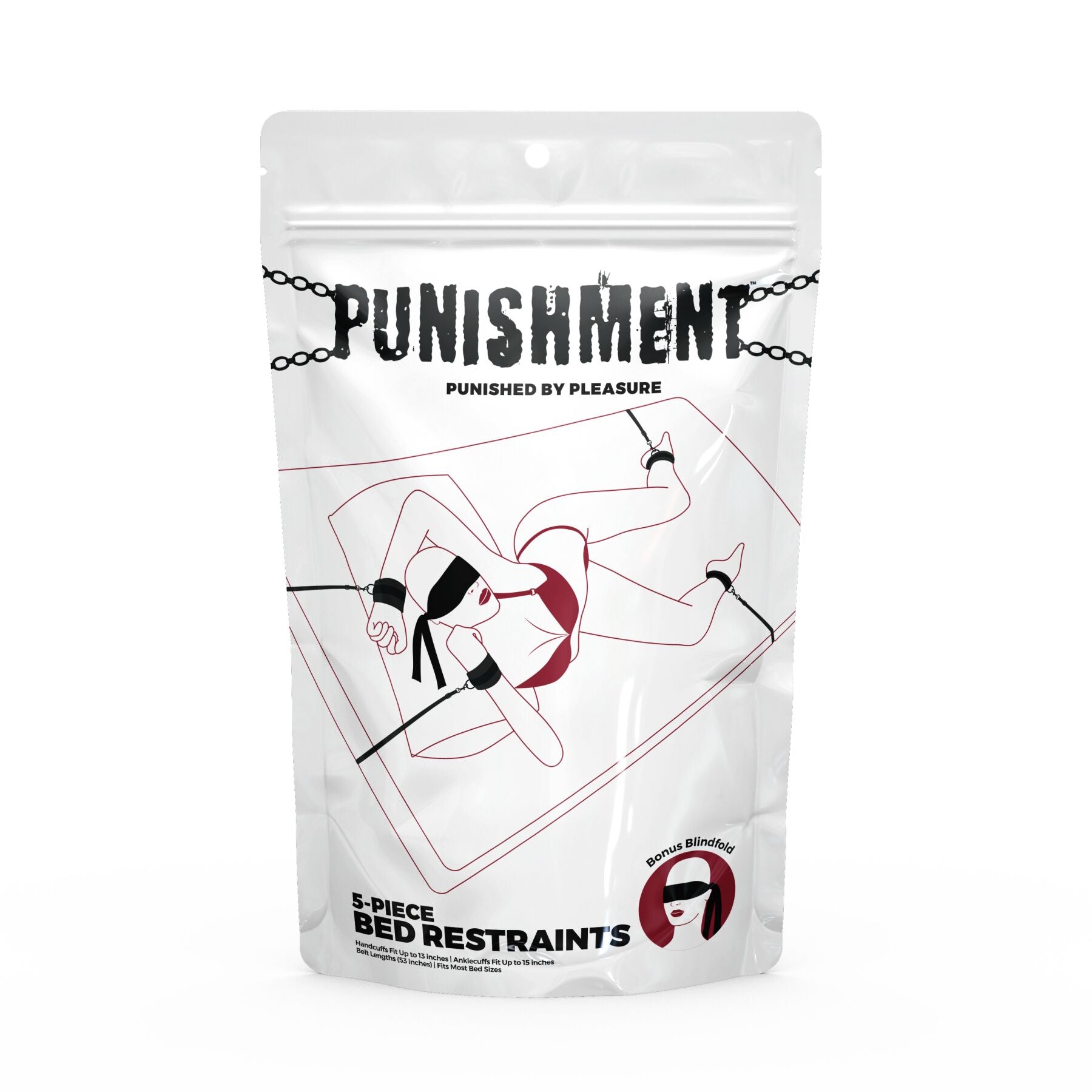 Розтяжка на ліжко Punishment 5-Piece Bed Restraint