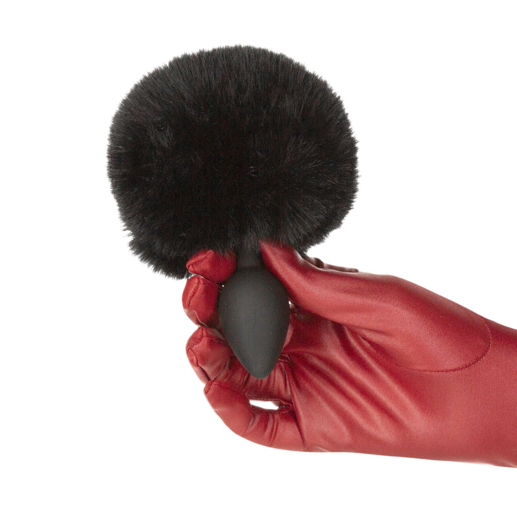 Анальна пробка з хвостом Punishment Bunny Tail Silicone