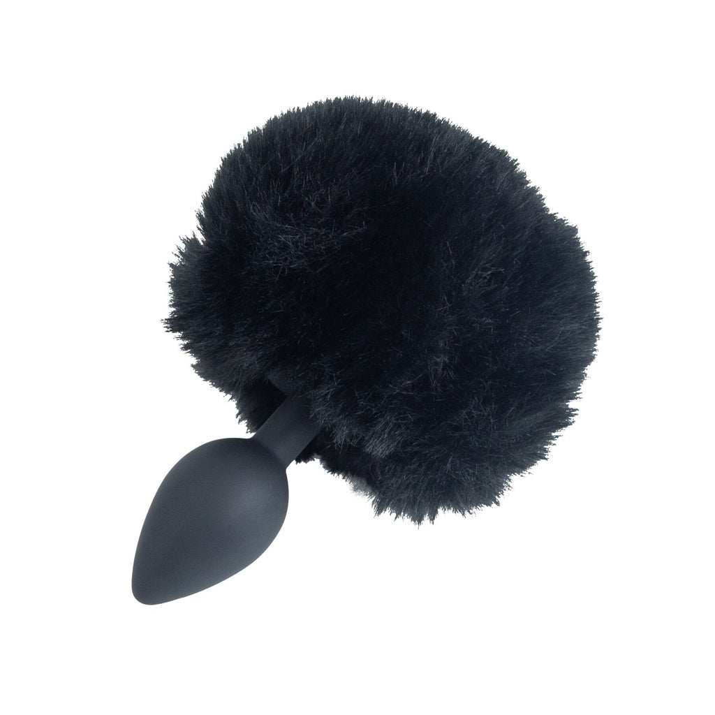 Анальна пробка з хвостом Punishment Bunny Tail Silicone