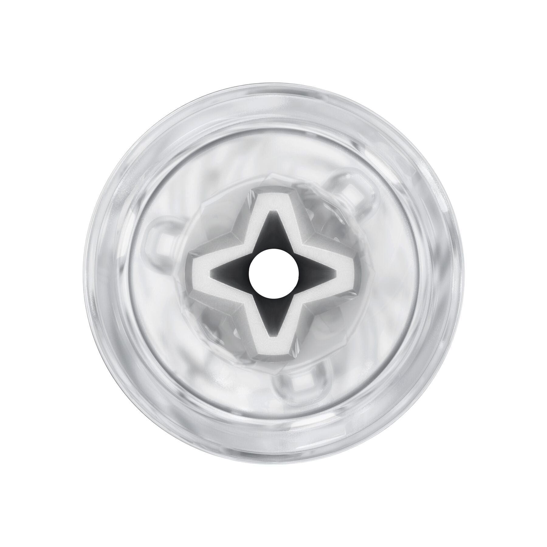 Мастурбатор Kiiroo Feel Pocket Crystal, сумісний з інтерактивною насадкою PowerBlow