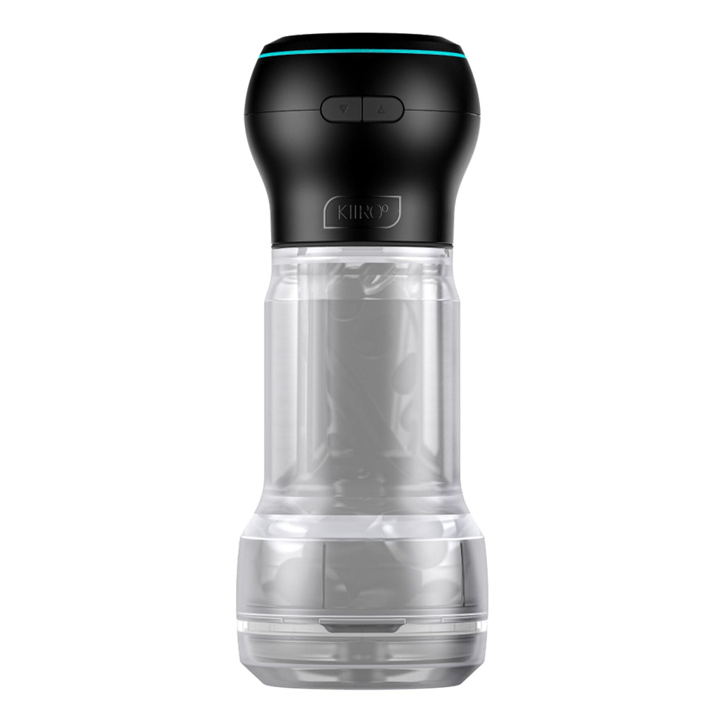 Мастурбатор Kiiroo Feel Pocket Crystal зі всмоктувальною інтерактивною насадкою PowerBlow Combo Set