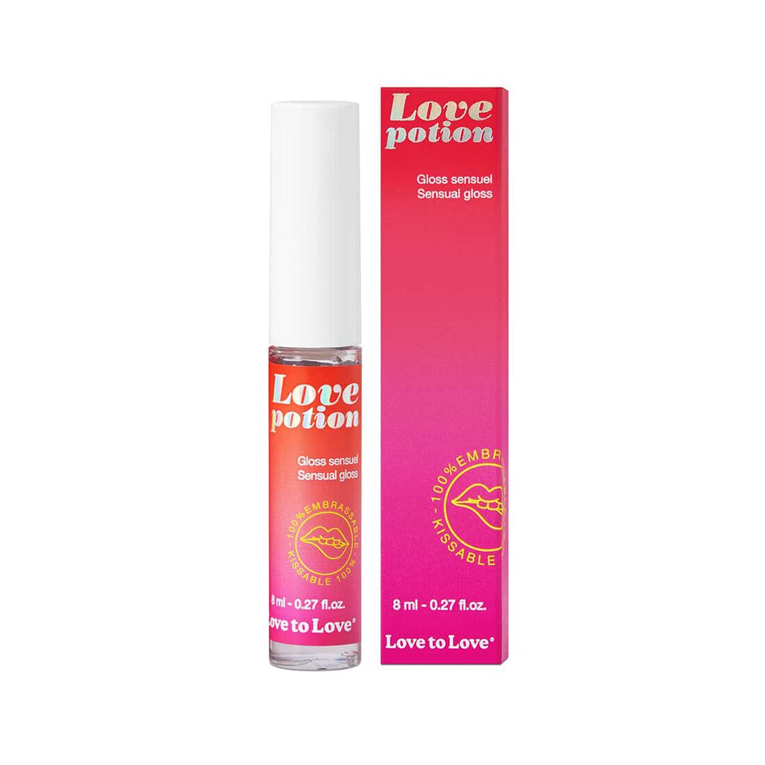 Стимулювальний блиск для губ Love To Love Love Potion - Gloss Sensuel
