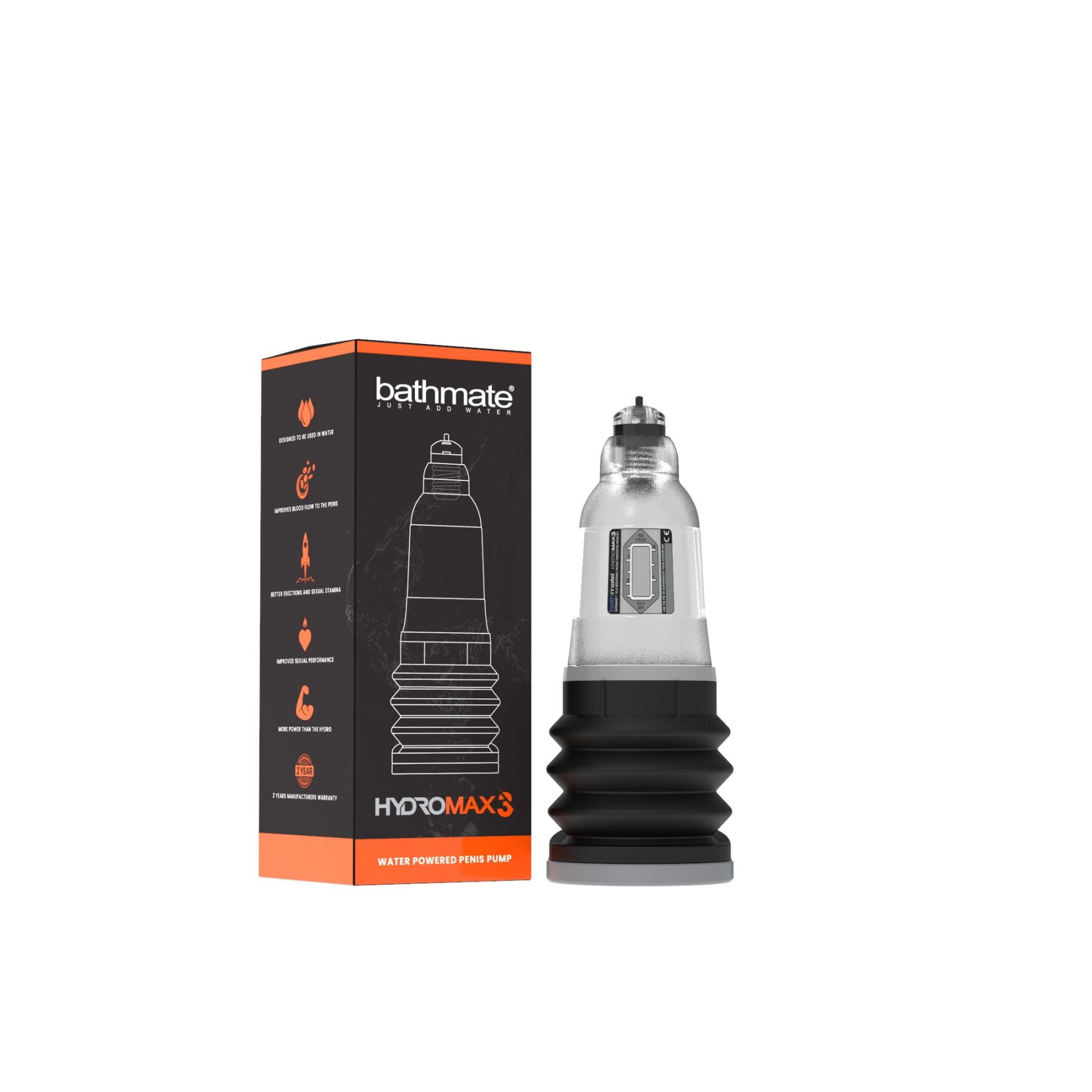 Гідропомпа Bathmate Hydromax 3 Clear