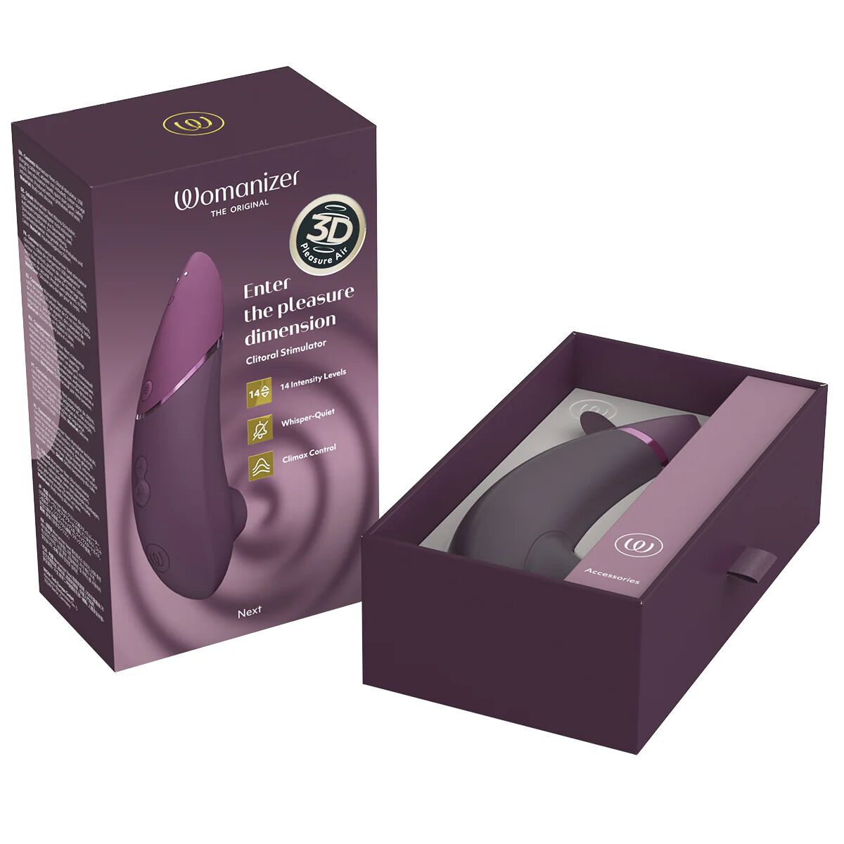 Вакуумний кліторальний стимулятор Womanizer Next