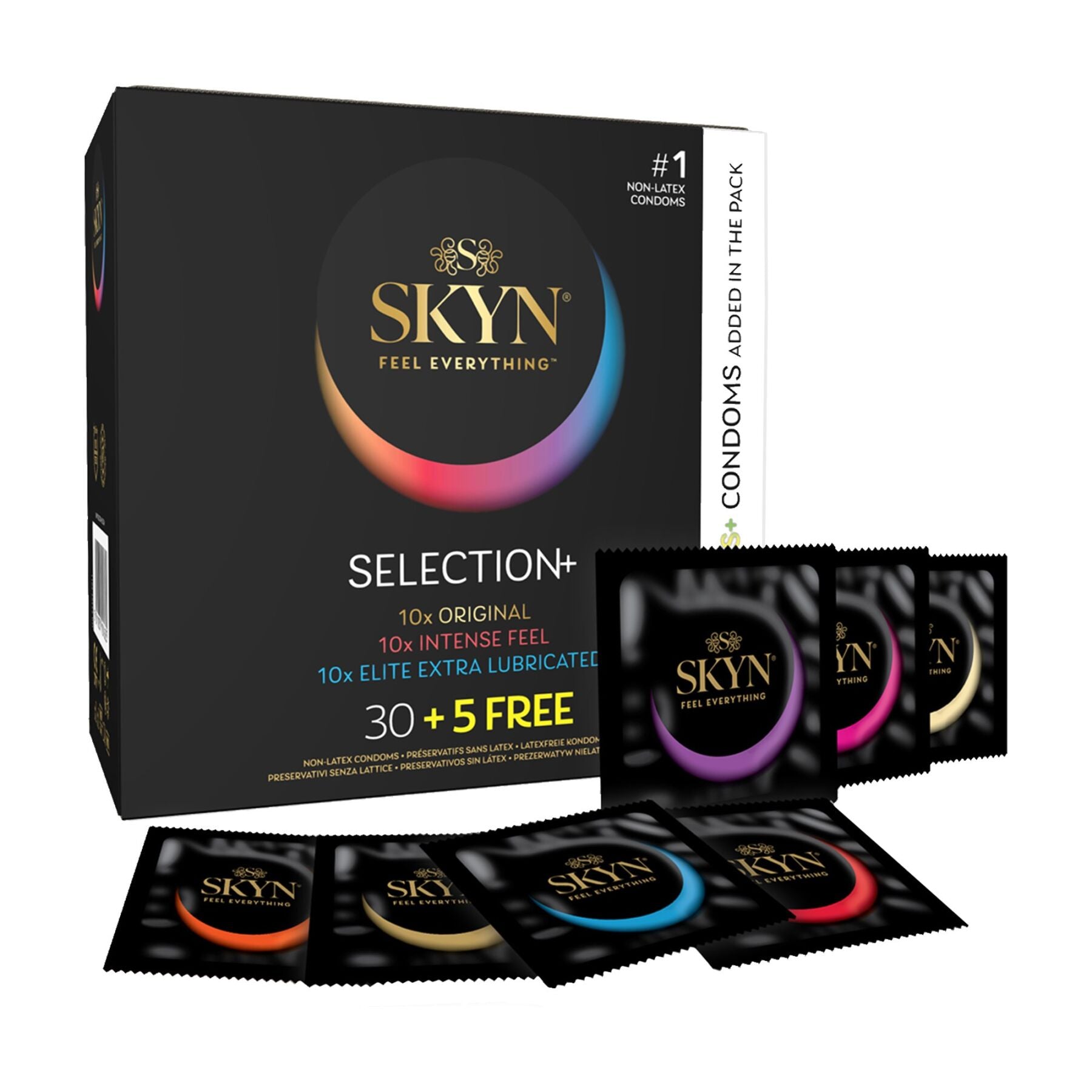 Презервативи SKYN Selection: Original+Intense Feel+Elite Extra