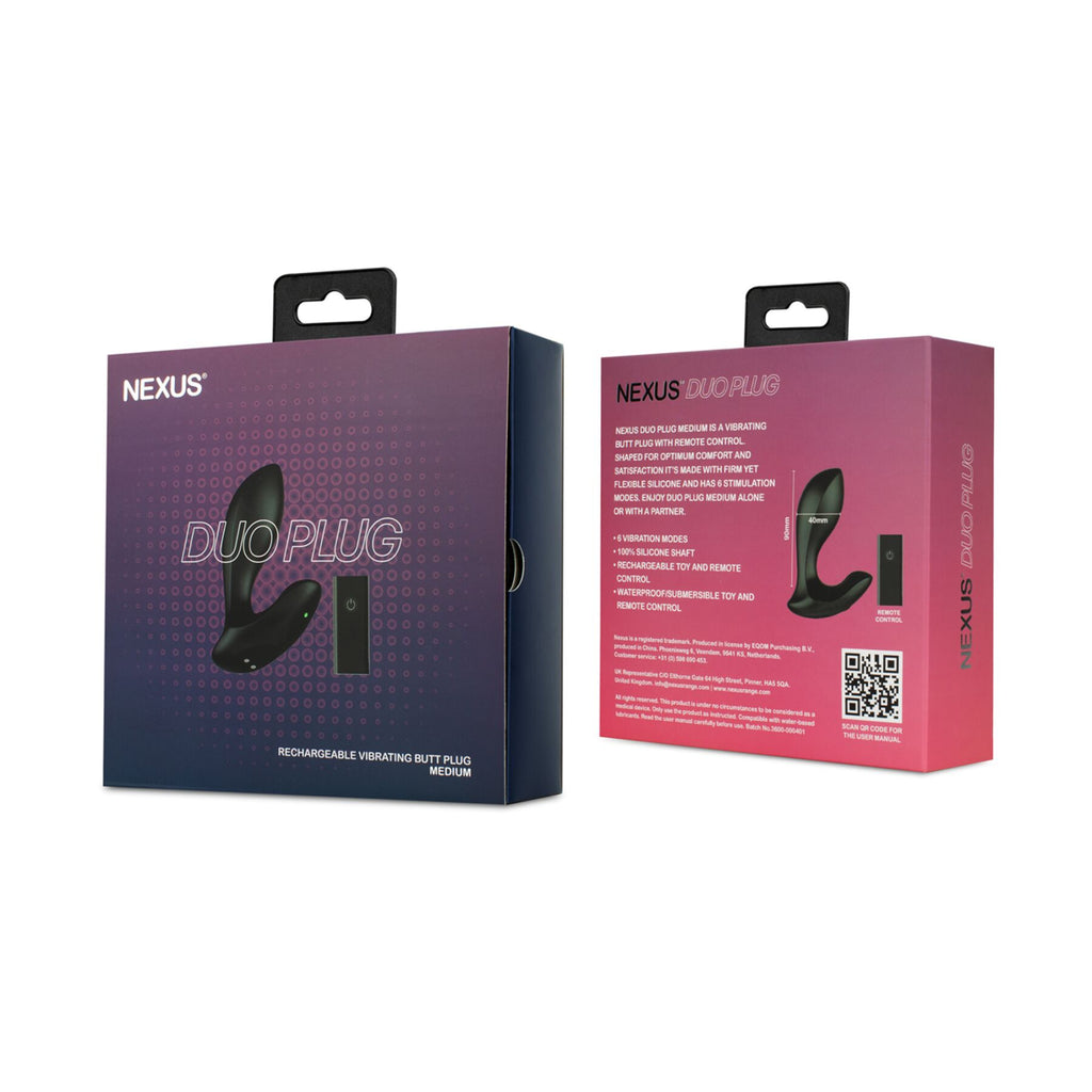 Анальна вібропробка Nexus DUO Plug