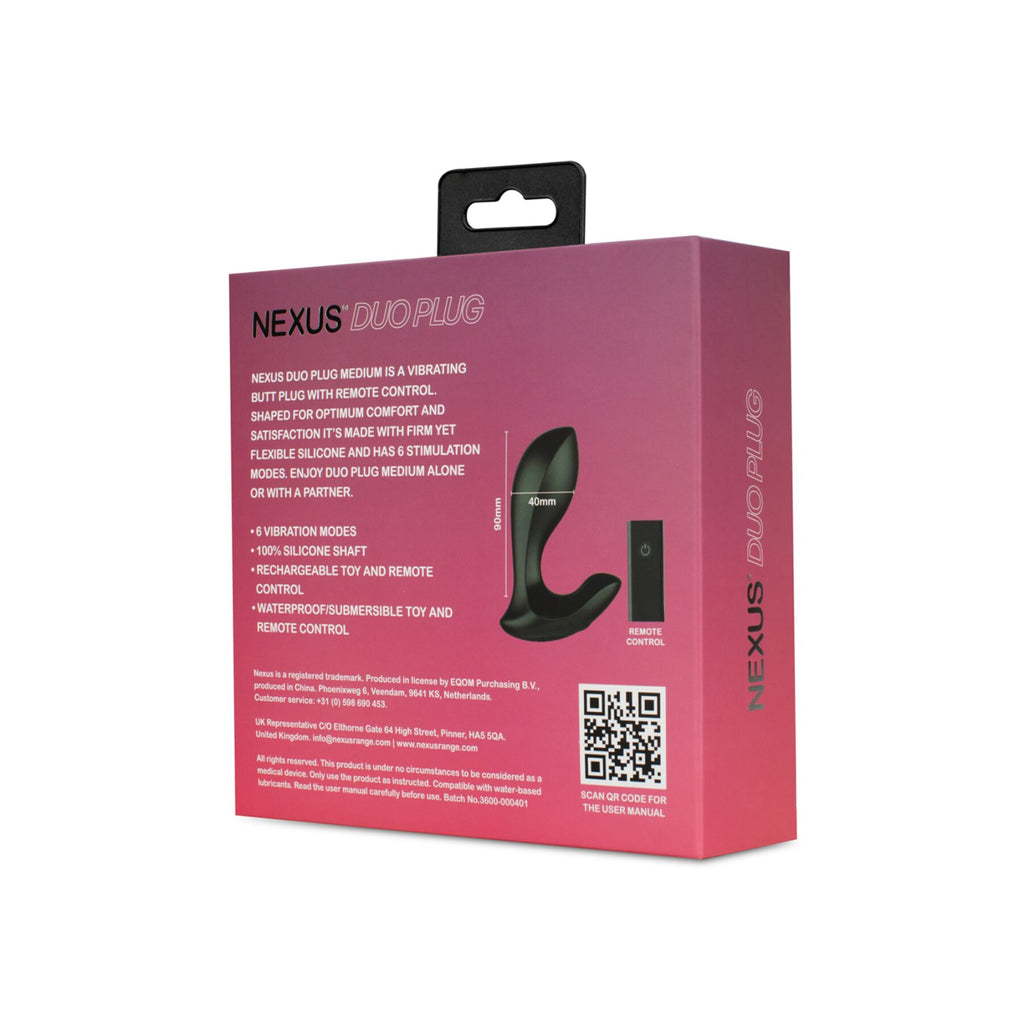 Анальна вібропробка Nexus DUO Plug