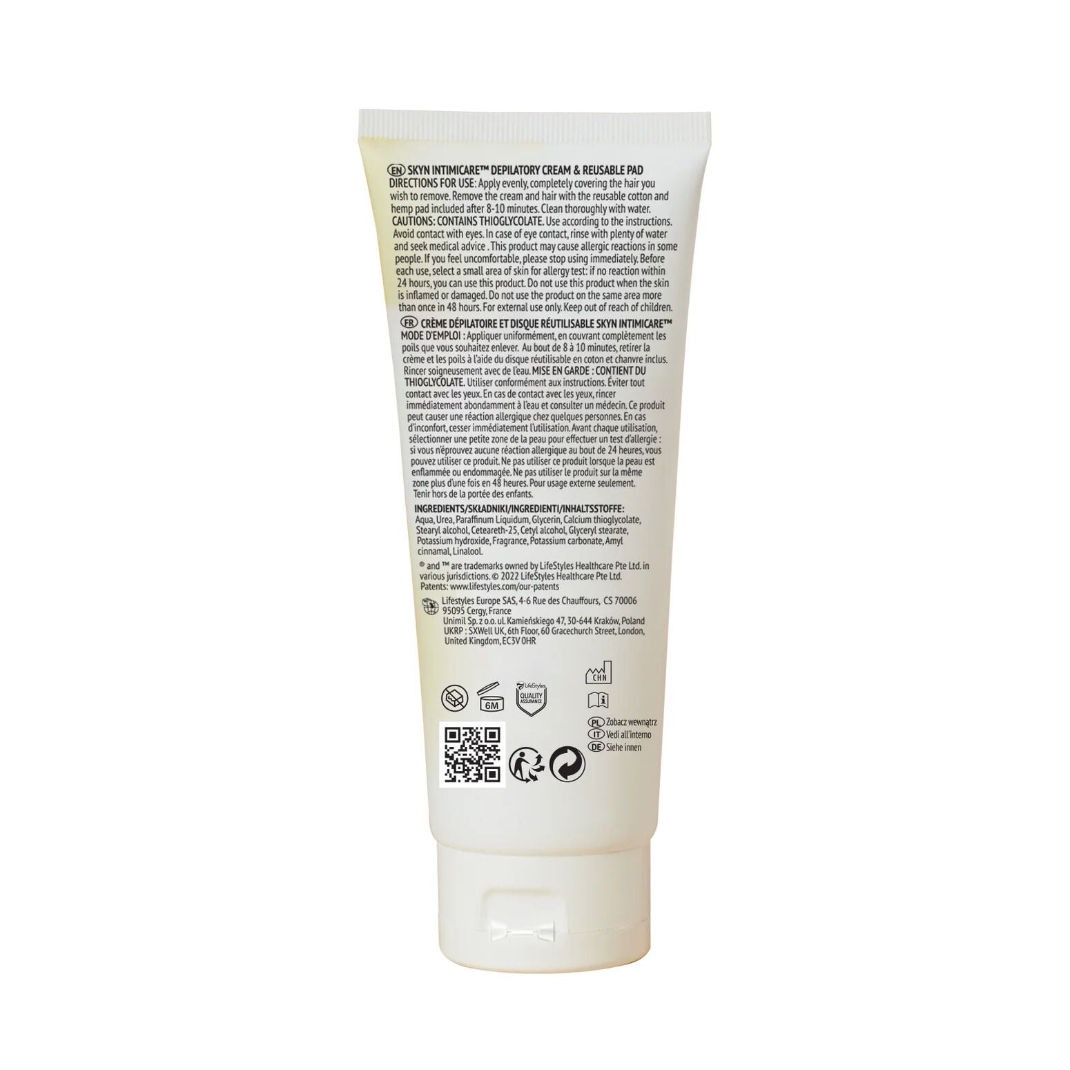 Крем для депіляції Skyn Intimicare Depilatory Cream