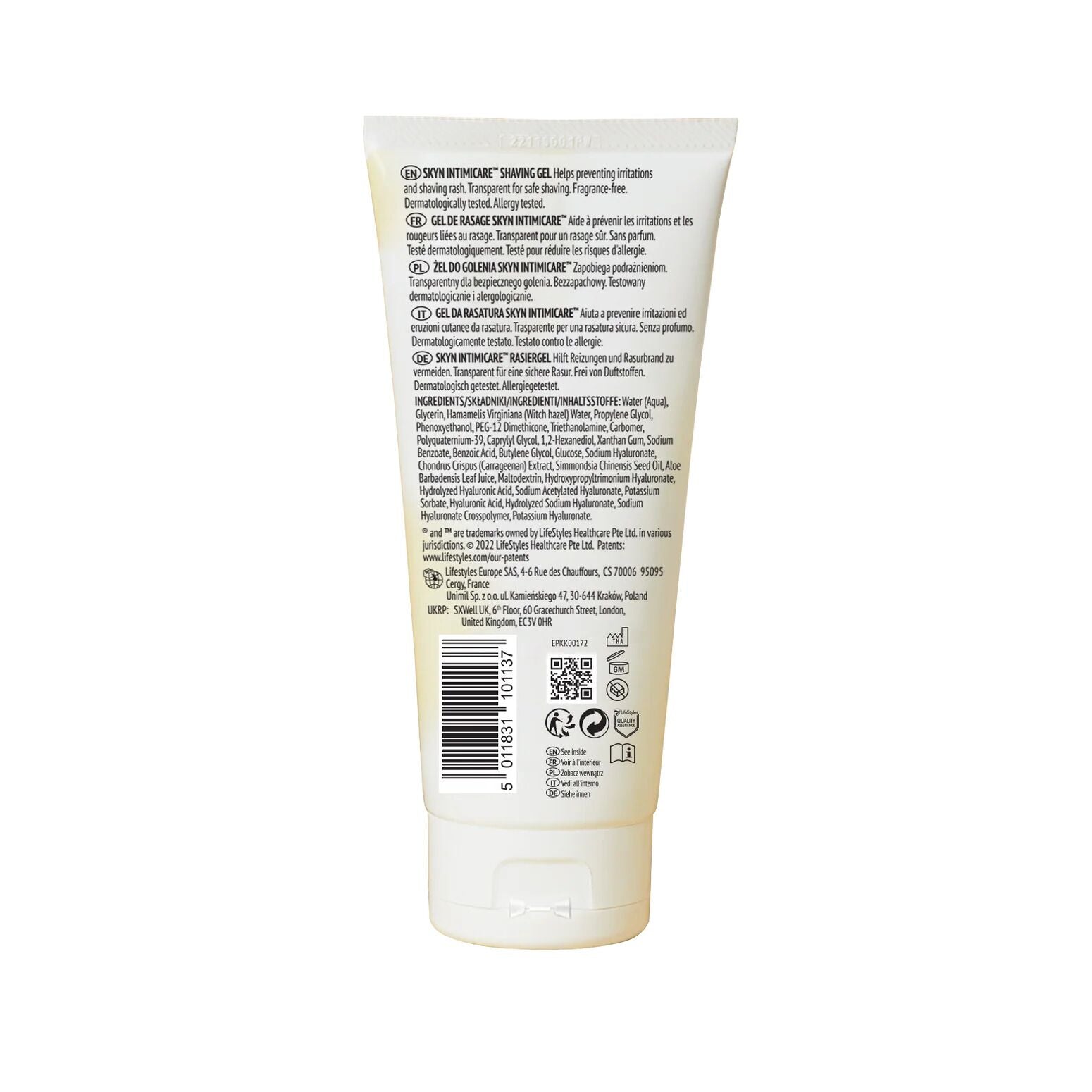 Гель для гоління Skyn Intimicare Shaving Gel
