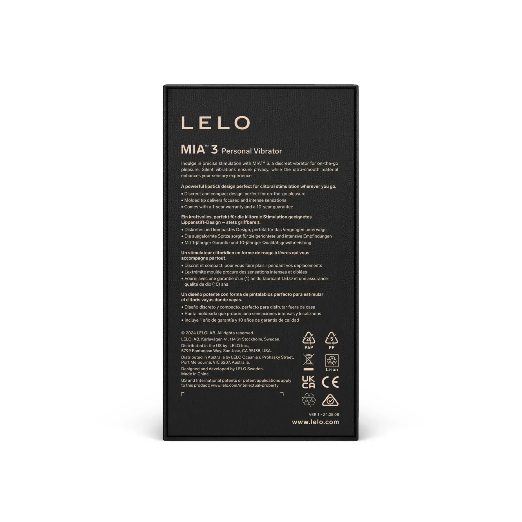 Шикарна віброкуля LELO Mia 3