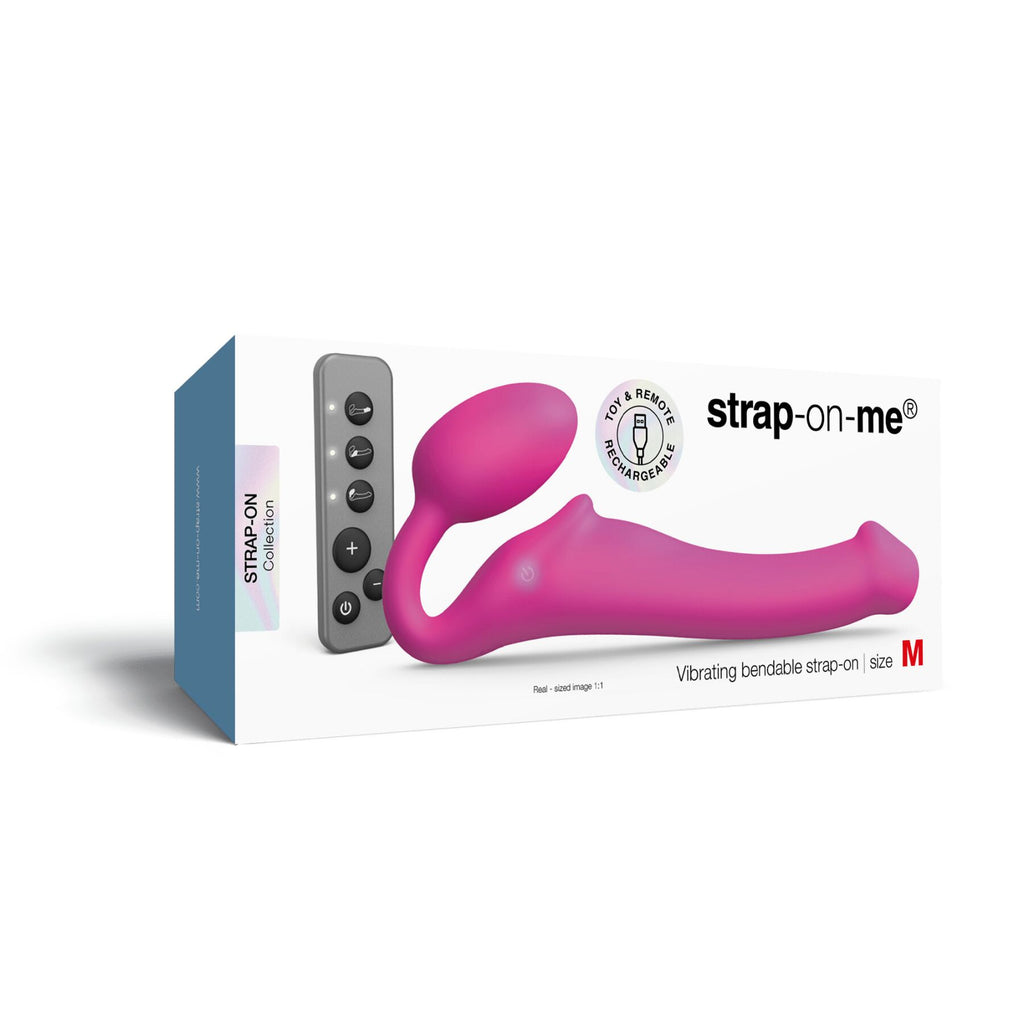 Безремінний страпон з вібрацією Strap-On-Me