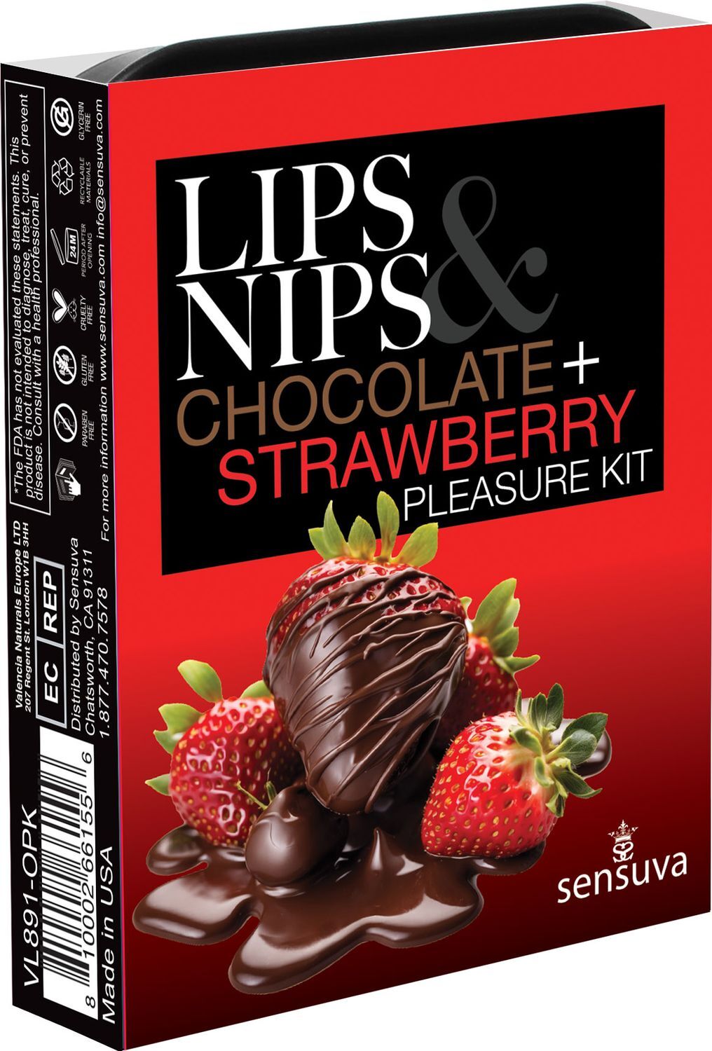 Подарунковий набір Sensuva Lips & Nips