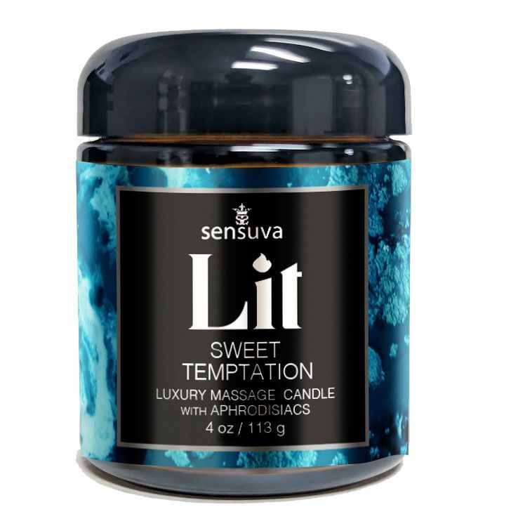 Масажна свічка Sensuva Lit Sweet Temptation Massage Candle