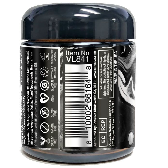 Масажна свічка Sensuva [HE]RO Dark Temptation Massage Oil Candle