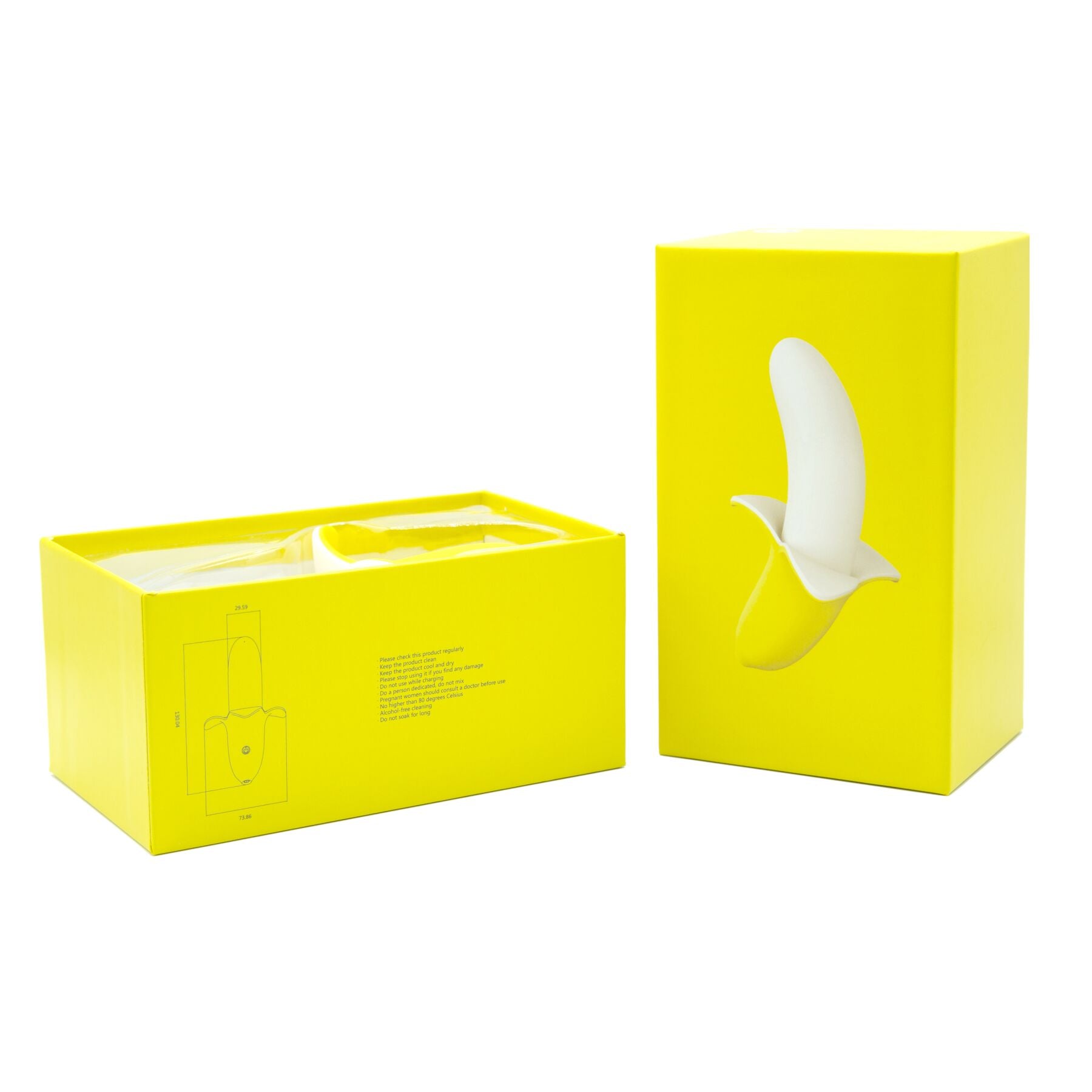BMS Вібратор-банан Banana Bliss Mini Silicone Vibrator
