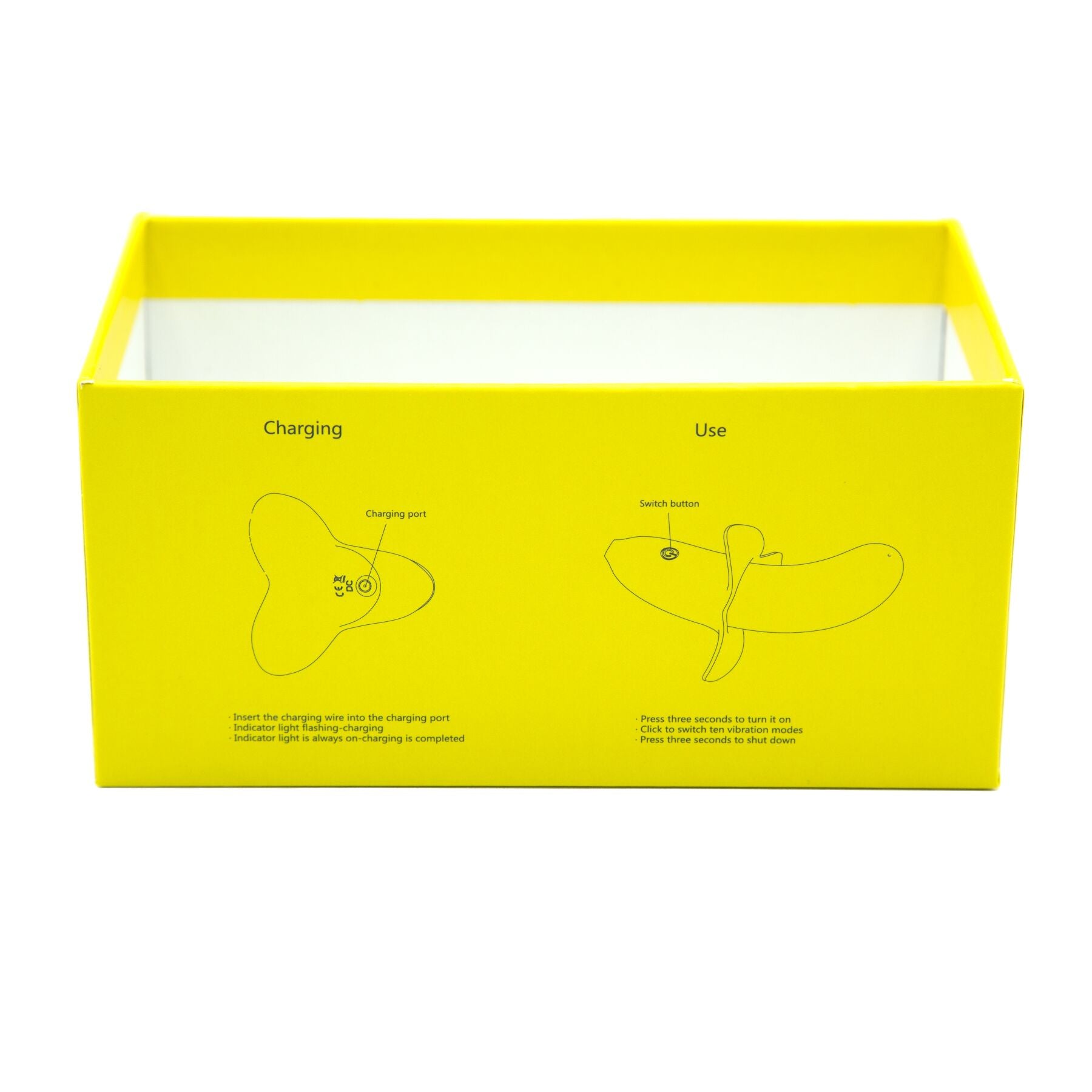 BMS Вібратор-банан Banana Bliss Mini Silicone Vibrator