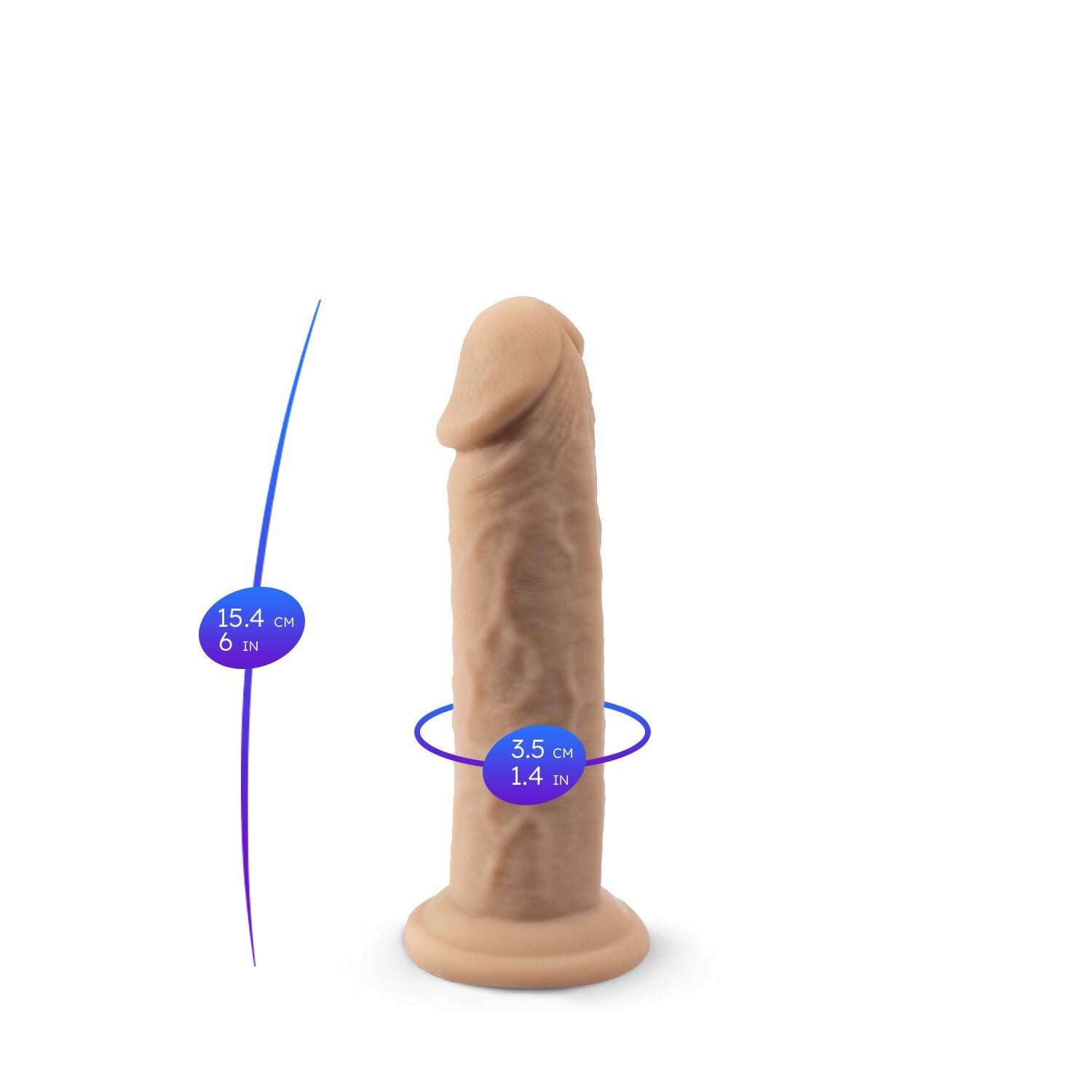 Фалоімітатор SilexD Robby Real Skin Flesh MODEL 2 size 6in