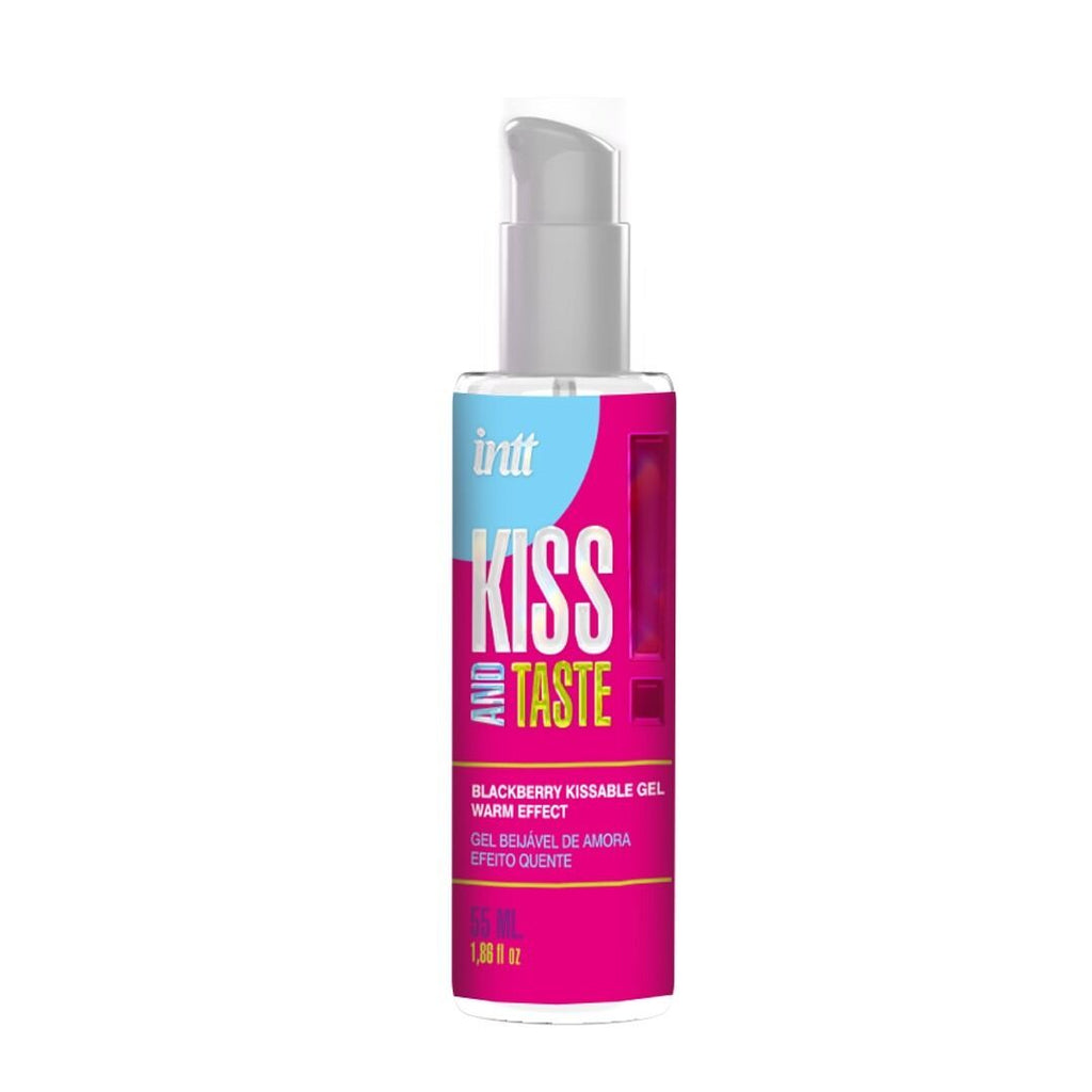 Масажний гель Intt KISS AND TASTE! зі смаком ожини