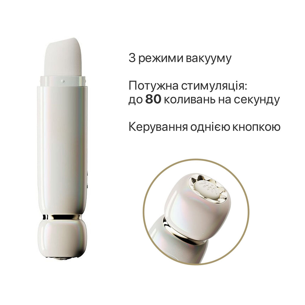 Вакуумний кліторальний стимулятор Zalo Lia Floral