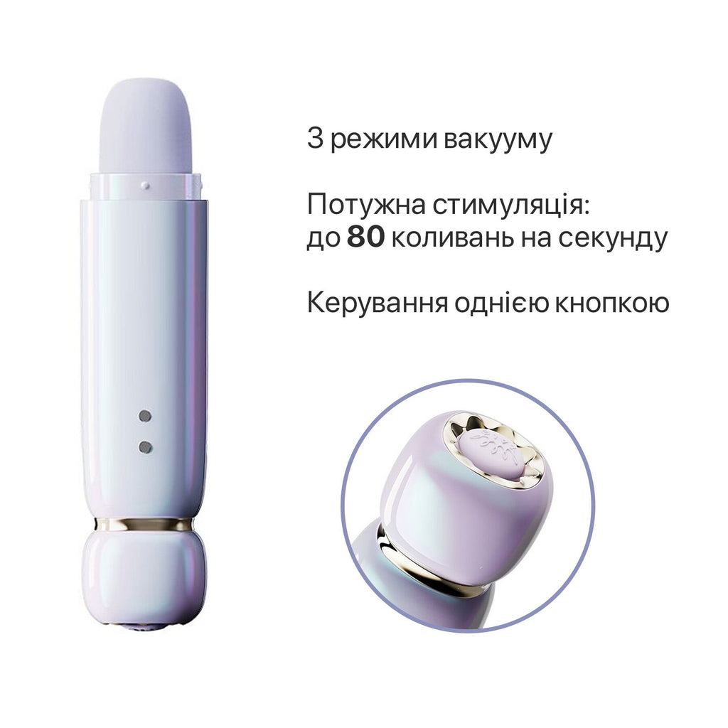 Вакуумний кліторальний стимулятор Zalo Lia