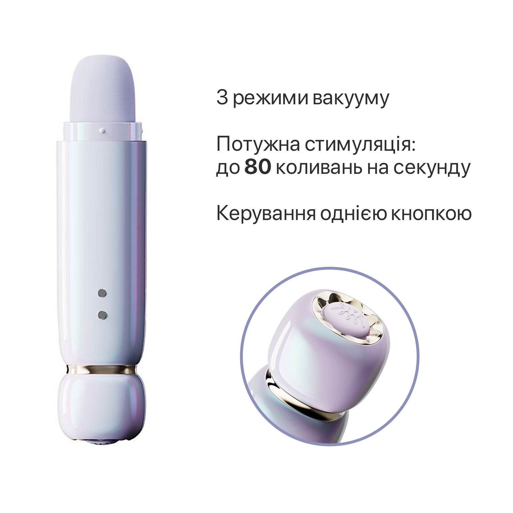 Вакуумний кліторальний стимулятор Zalo Lia
