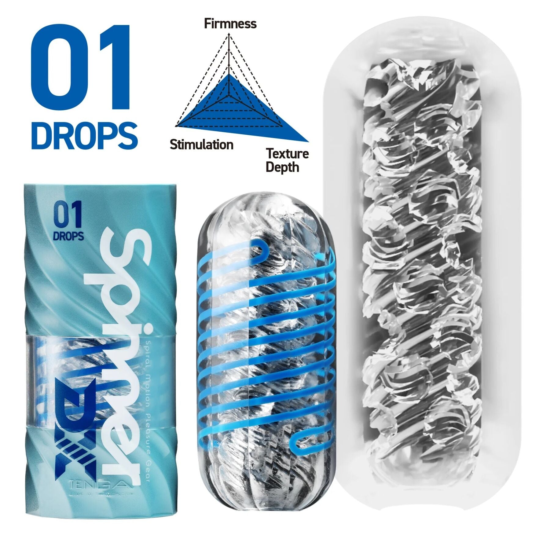 Мастурбатор Tenga Spinner DX 01 Drops