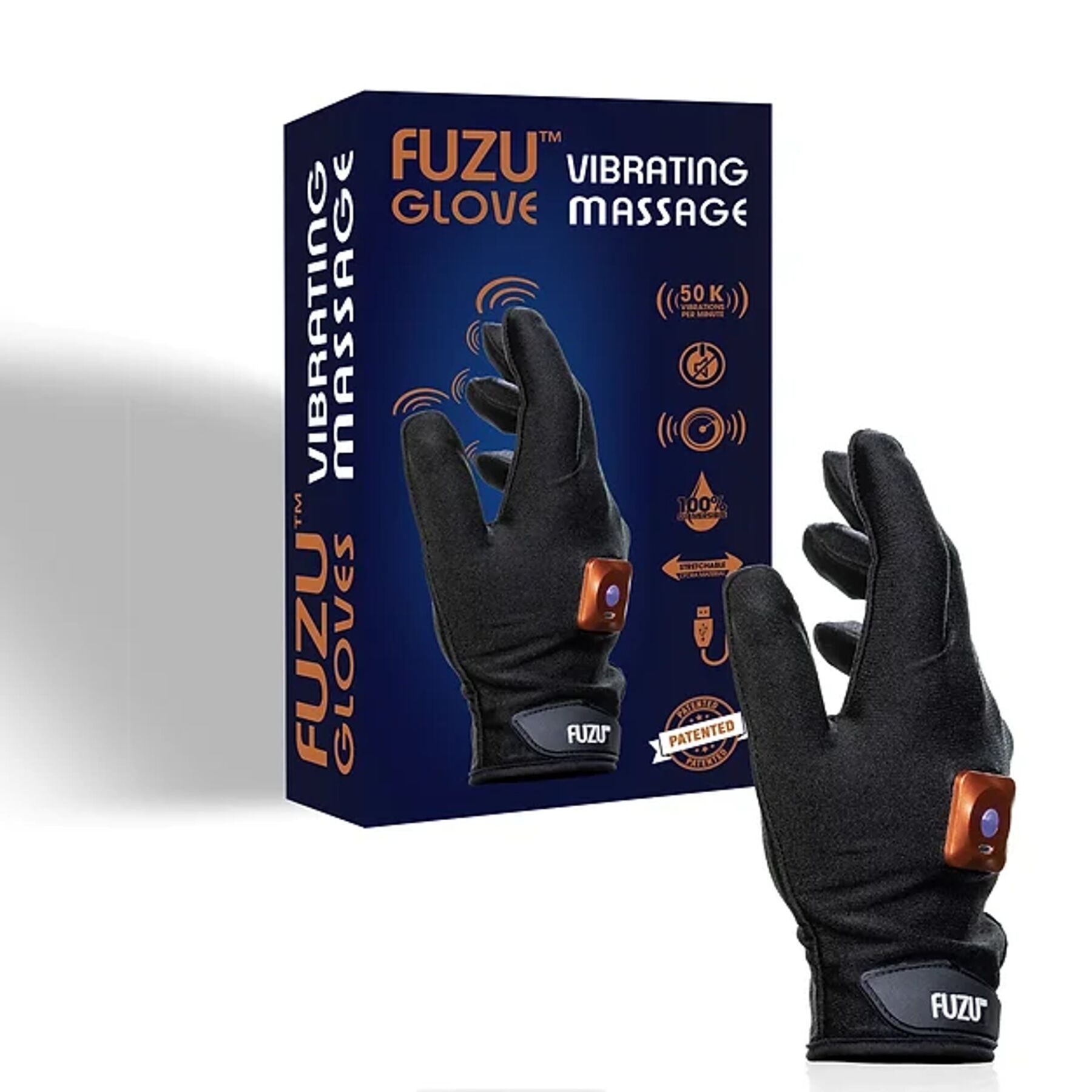 Віброрукавичка (права) FUZU Gloves Vibrating Massage