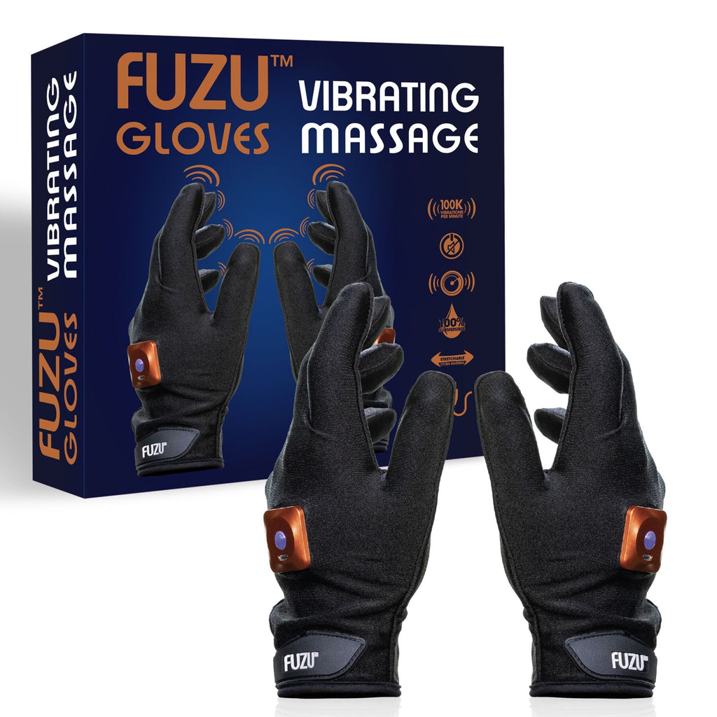 Віброрукавички (пара) FUZU Gloves Vibrating Massage