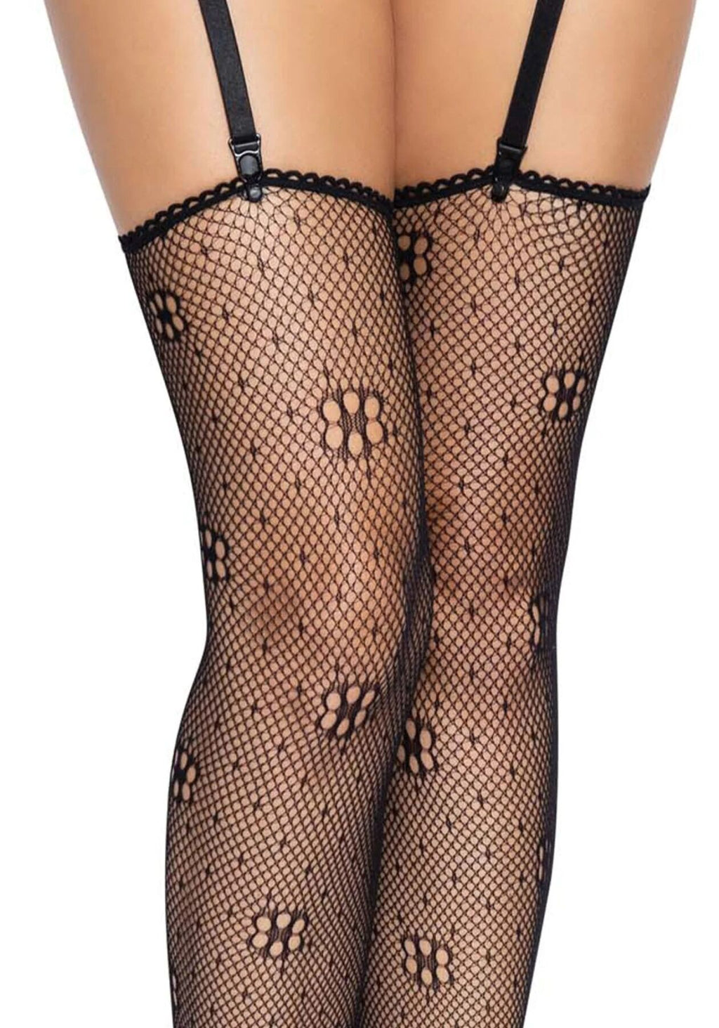 Панчохи Leg Avenue Daisy Dot Fishnet Stockings