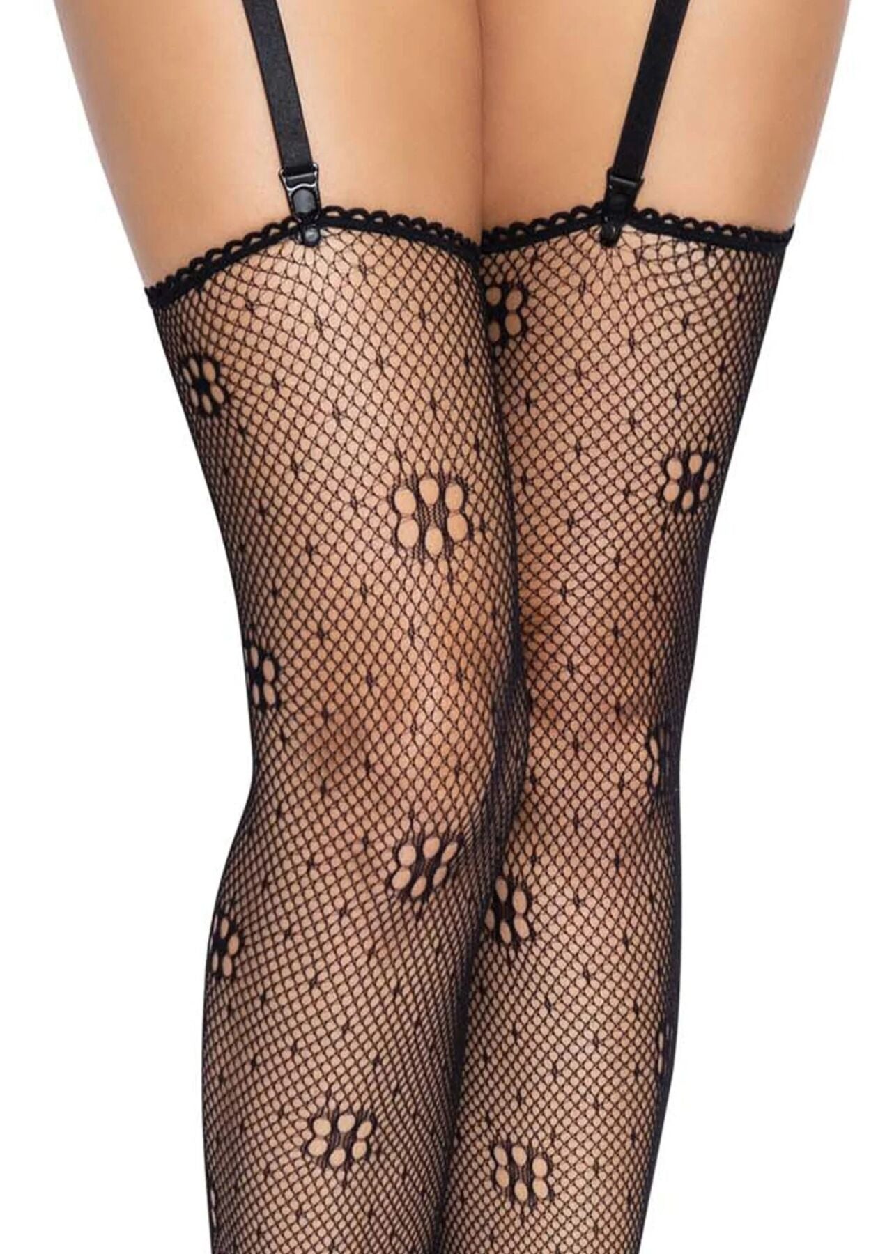 Панчохи Leg Avenue Daisy Dot Fishnet Stockings